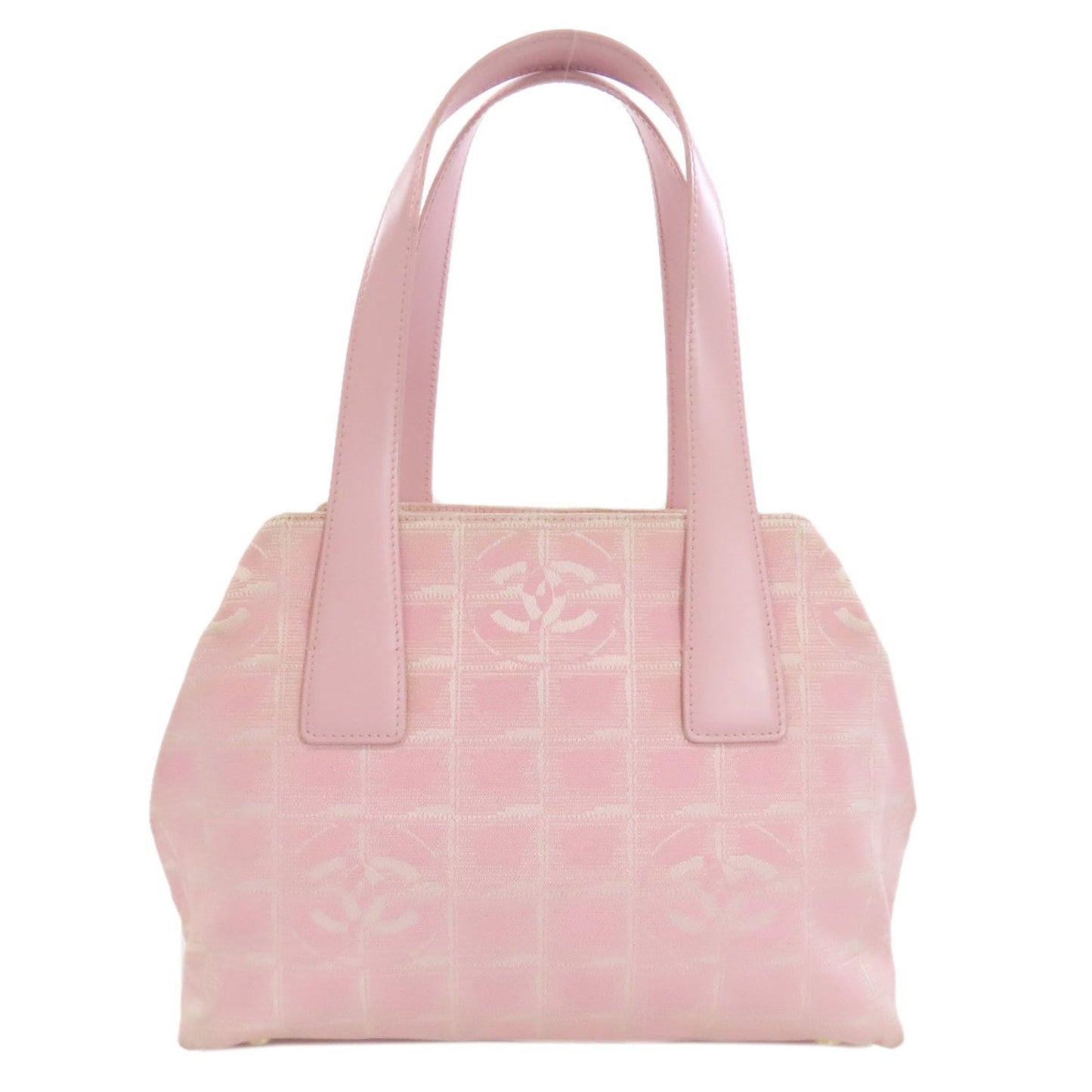 Chanel Travel line Pink Canvas Tote Bag