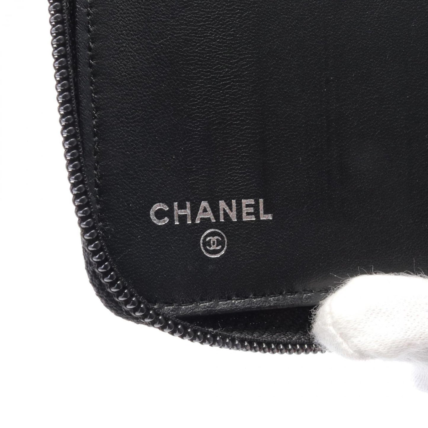 Chanel Camellia Brown Patent Leather Wallet Accessories