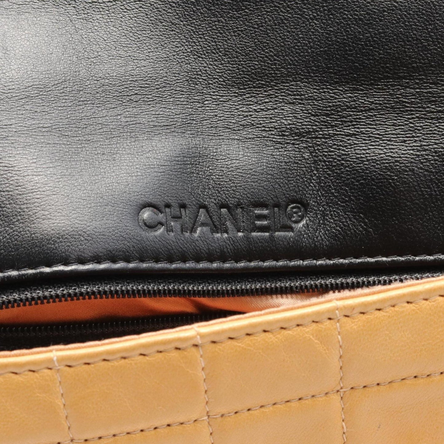 Chanel Chocolate bar Brown Leather Hand Bag