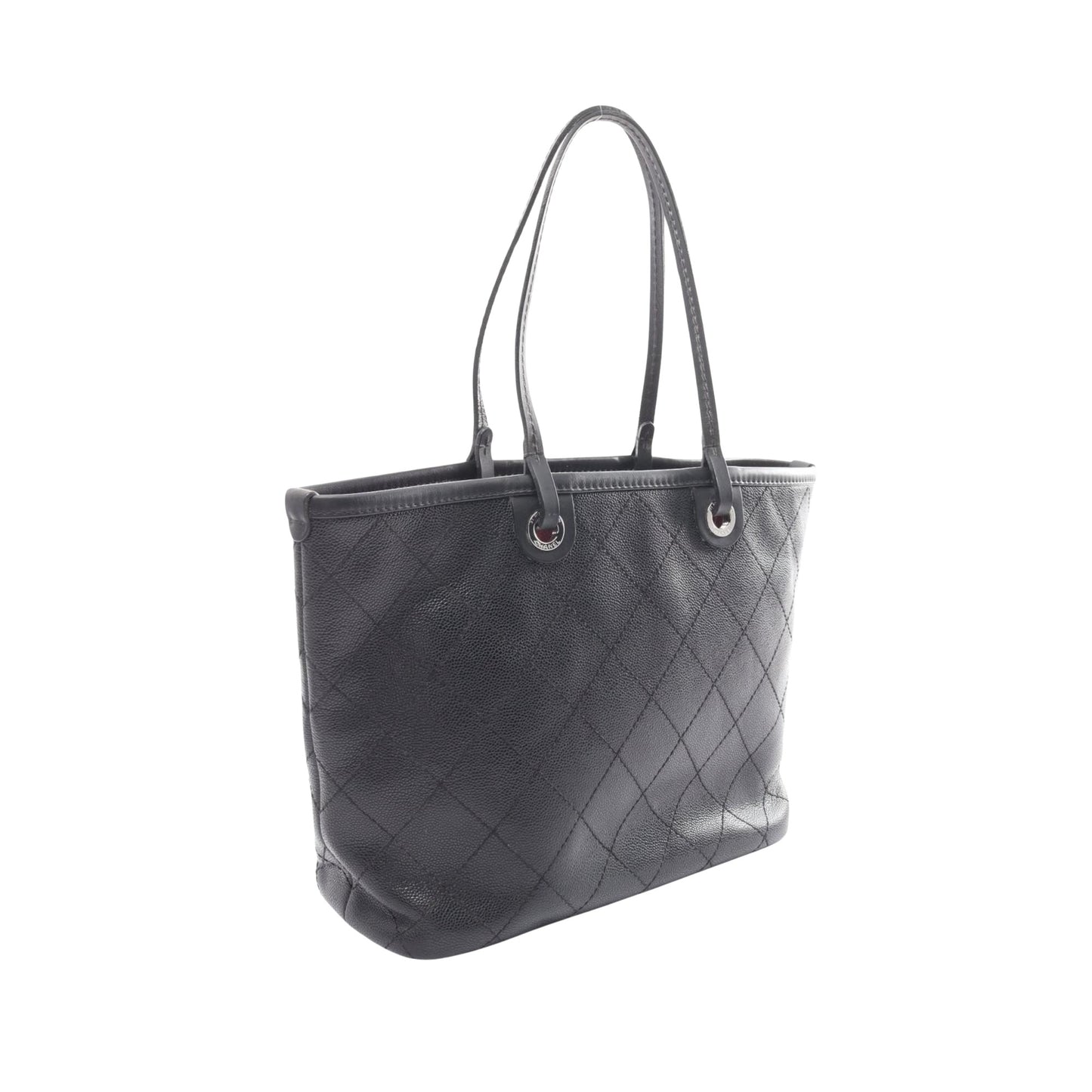 Chanel On the road Black Leather Tote Bag