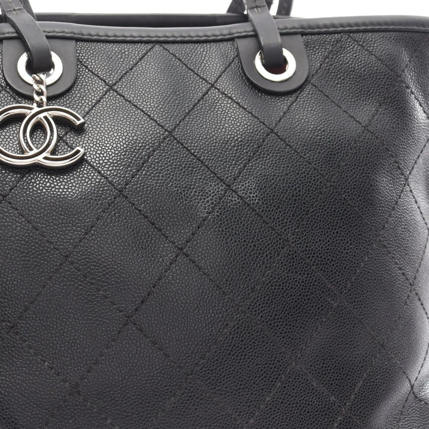 Chanel On the road Black Leather Tote Bag