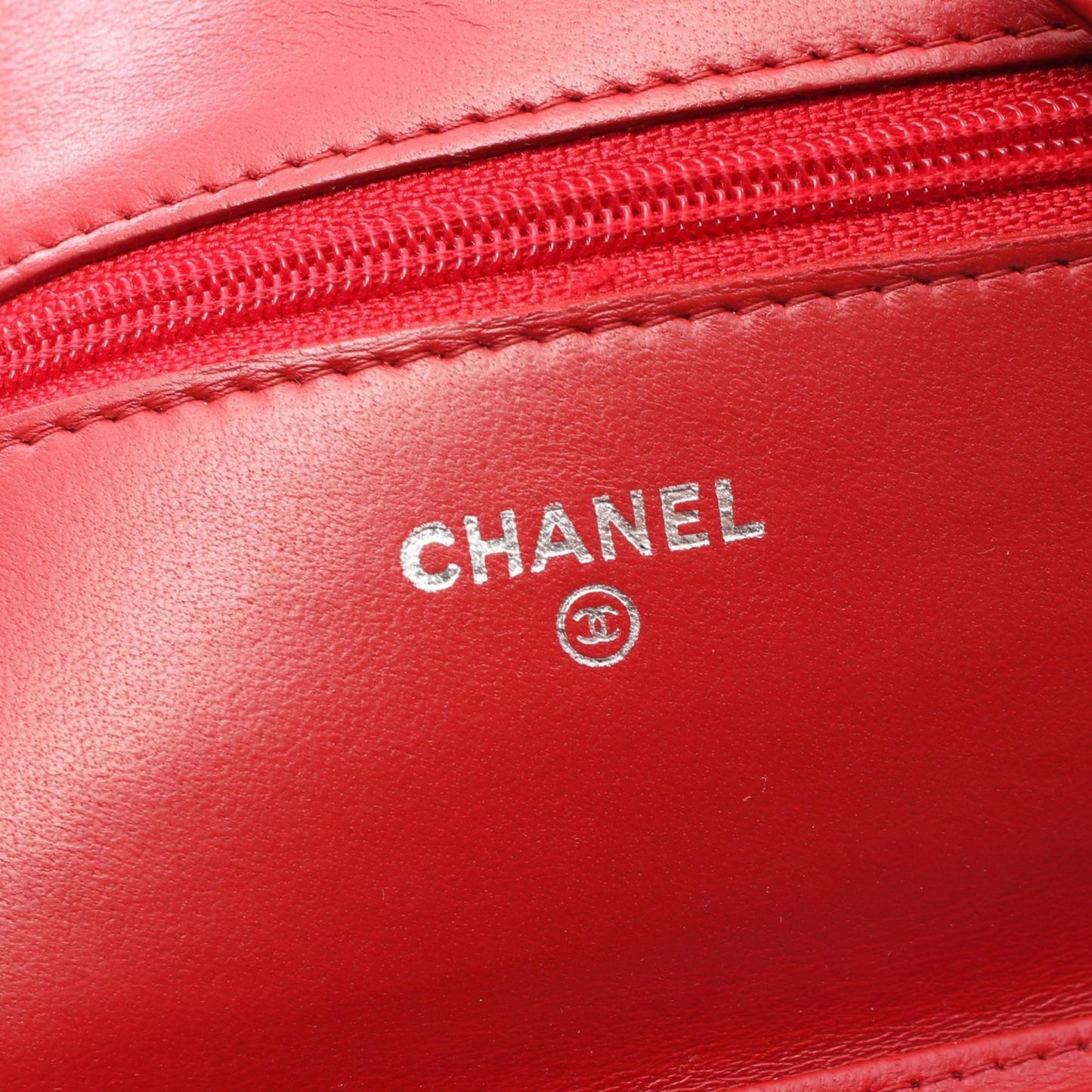 Chanel Camellia Red Leather Shoulder Bag