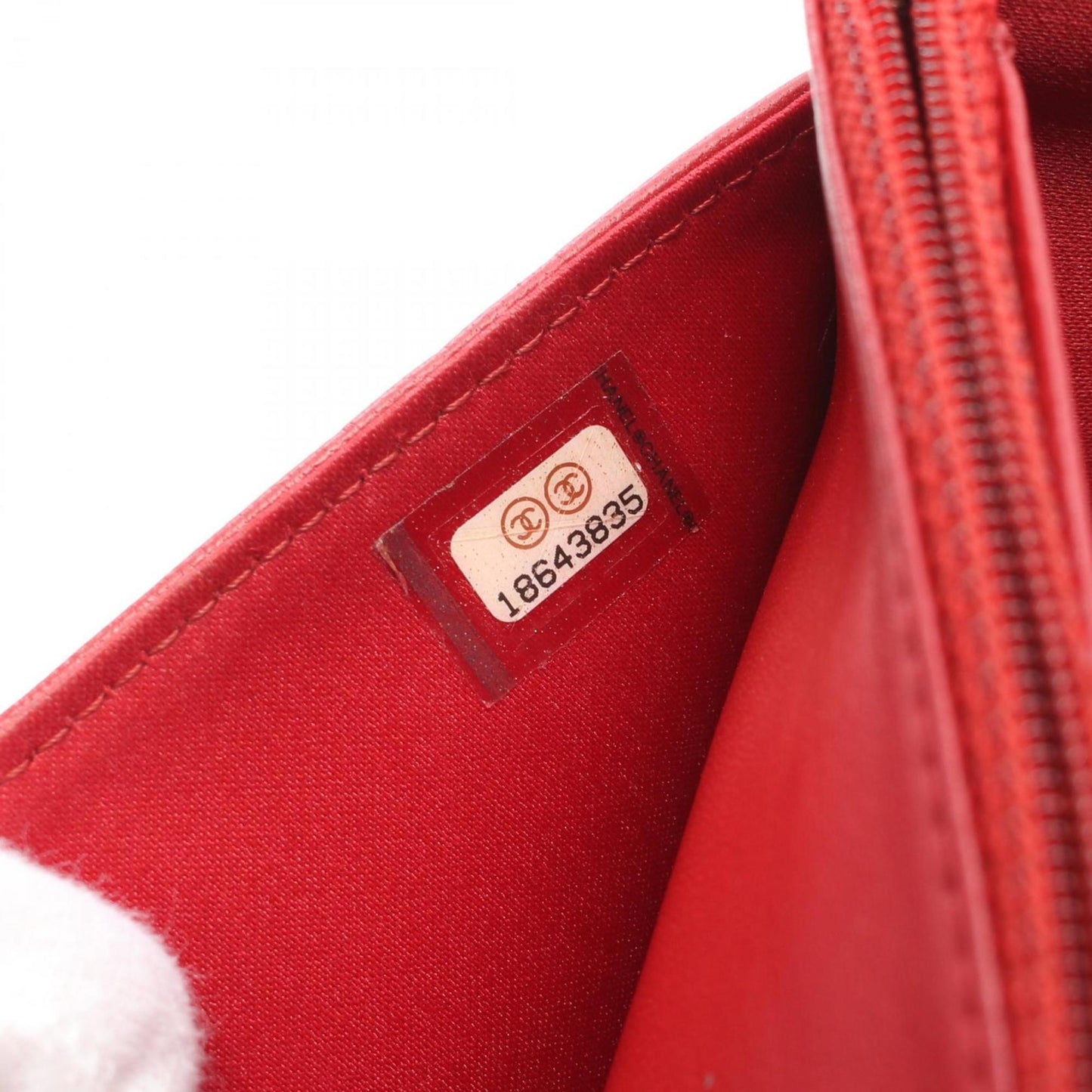 Chanel Camellia Red Leather Shoulder Bag