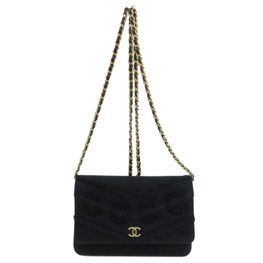 Chanel Wallet On Chain Blue Denim - Jeans Clutch Bag