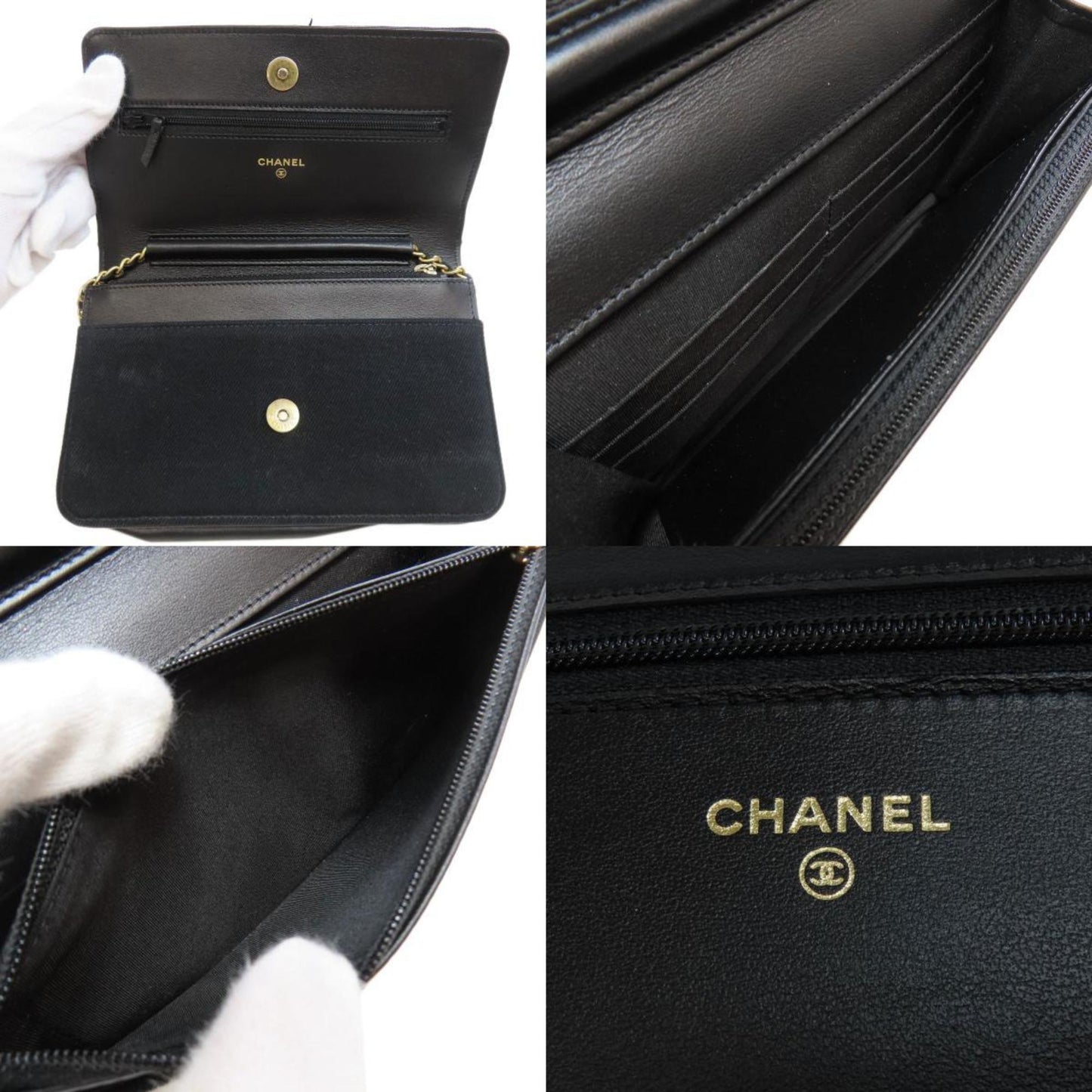 Chanel Wallet On Chain Blue Denim - Jeans Clutch Bag