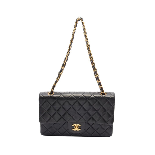 Chanel Timeless Black Leather Shoulder Bag