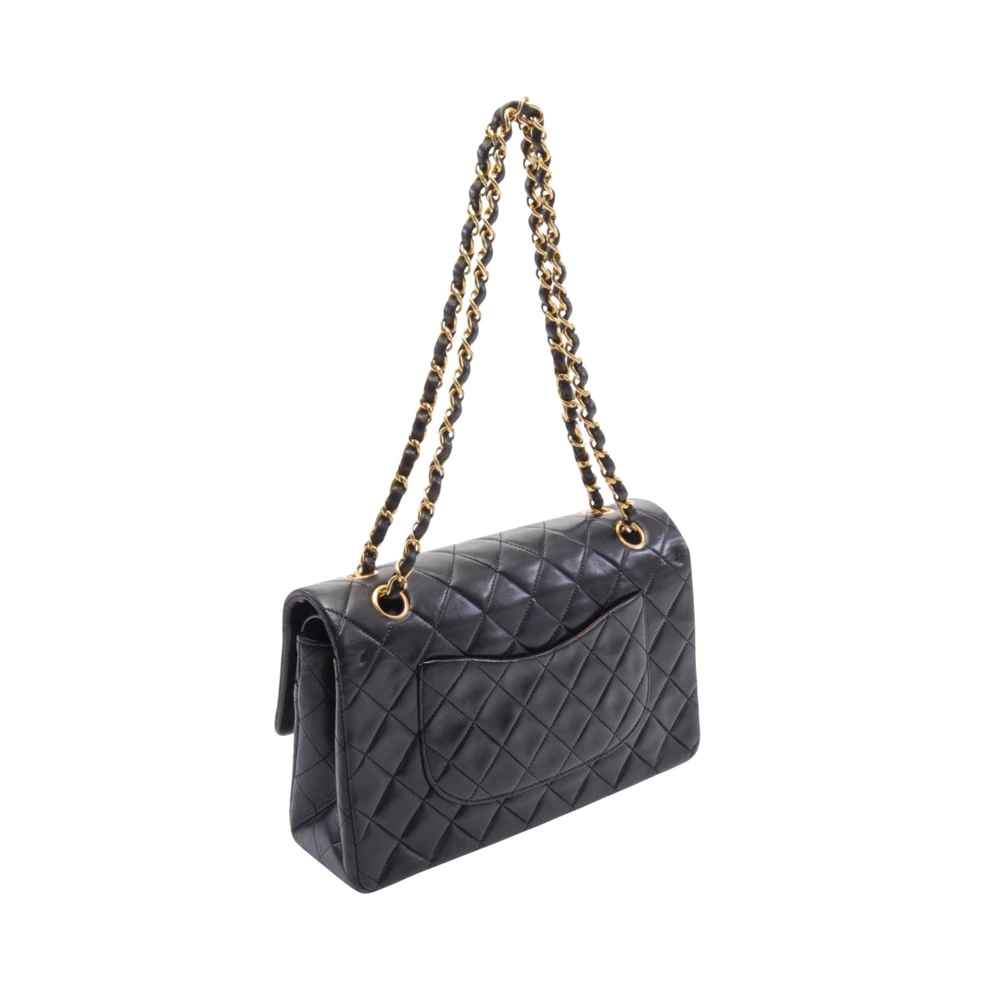 Chanel Timeless Black Leather Shoulder Bag