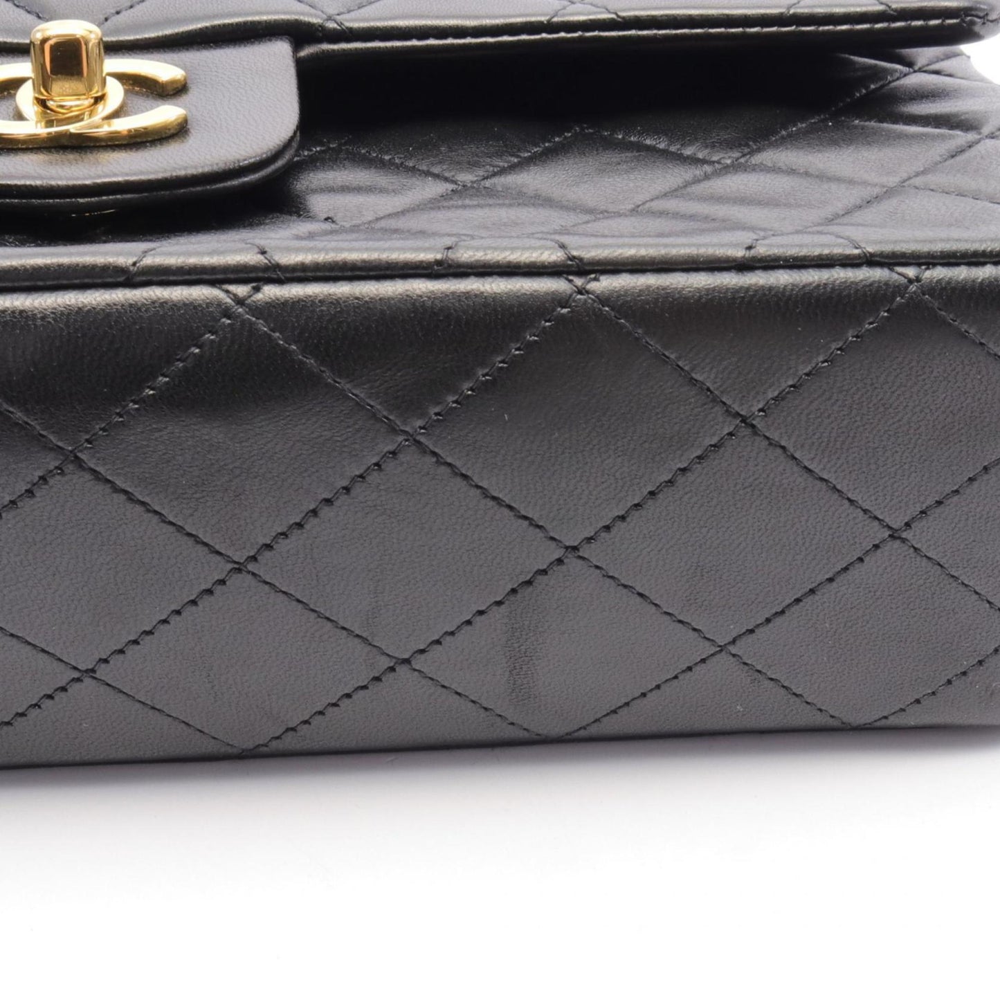 Chanel Timeless Black Leather Shoulder Bag