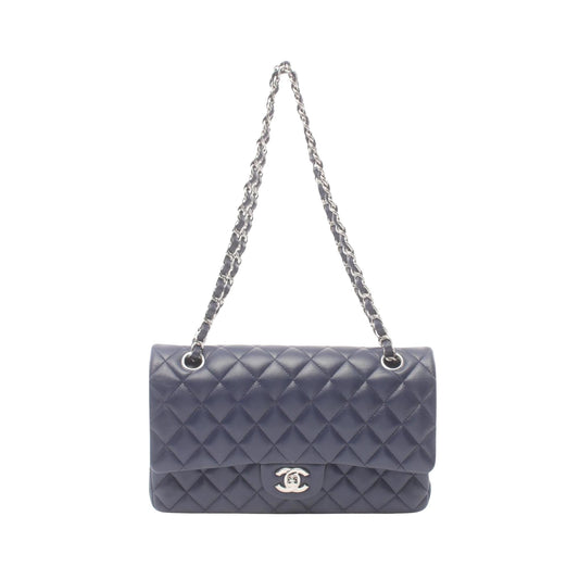 Chanel Timeless Blue Leather Shoulder Bag