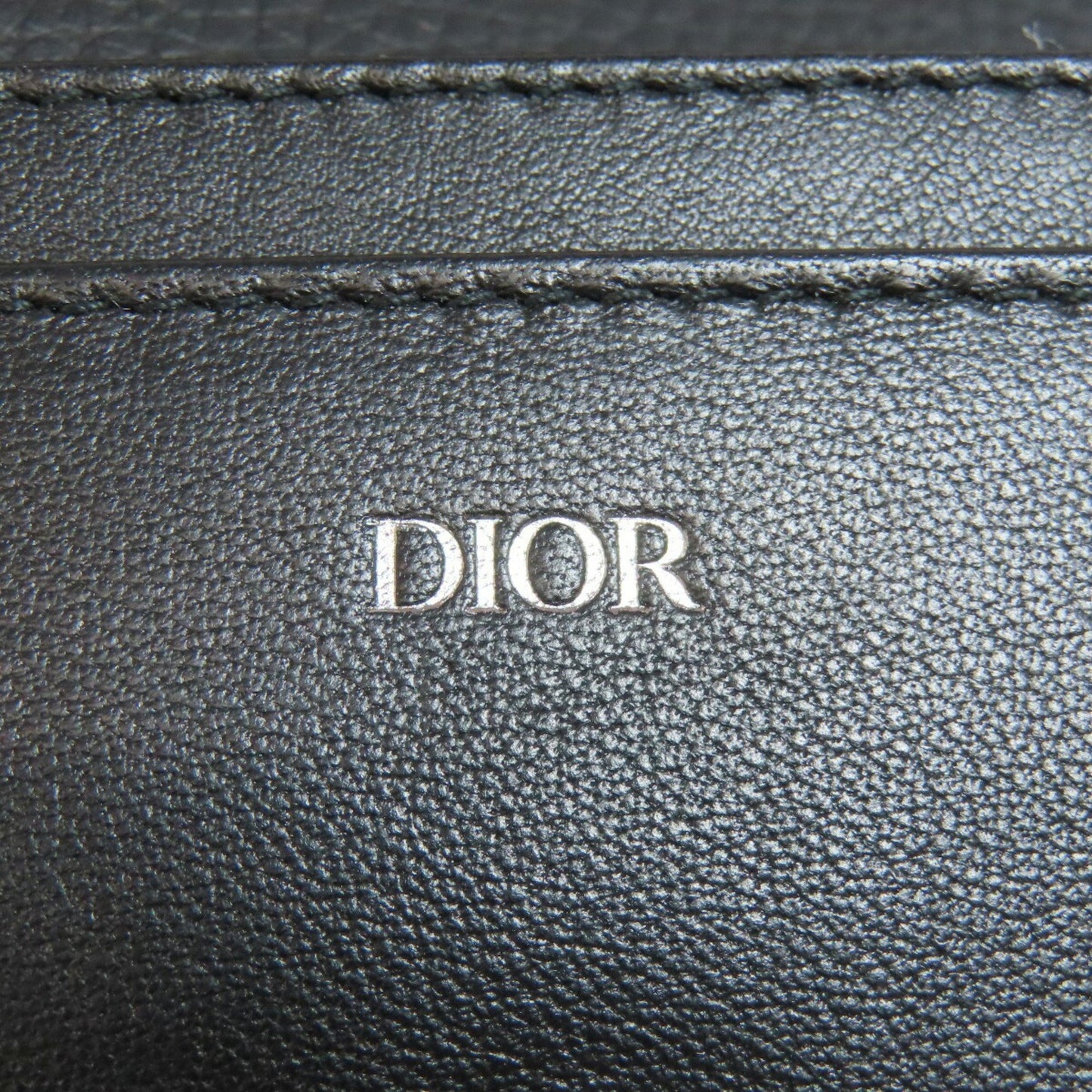 Dior CD Black Leather Wallet Accessories