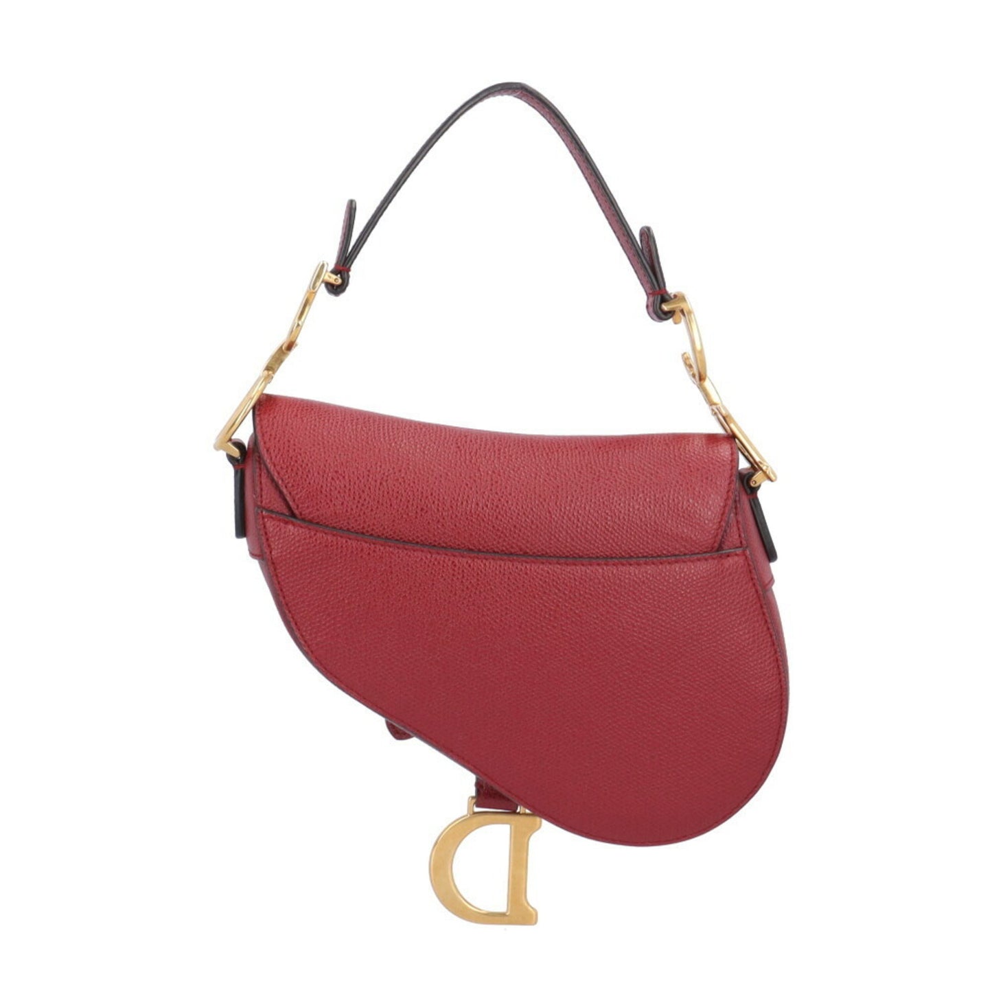 Dior Saddle Red Leather Hand Bag