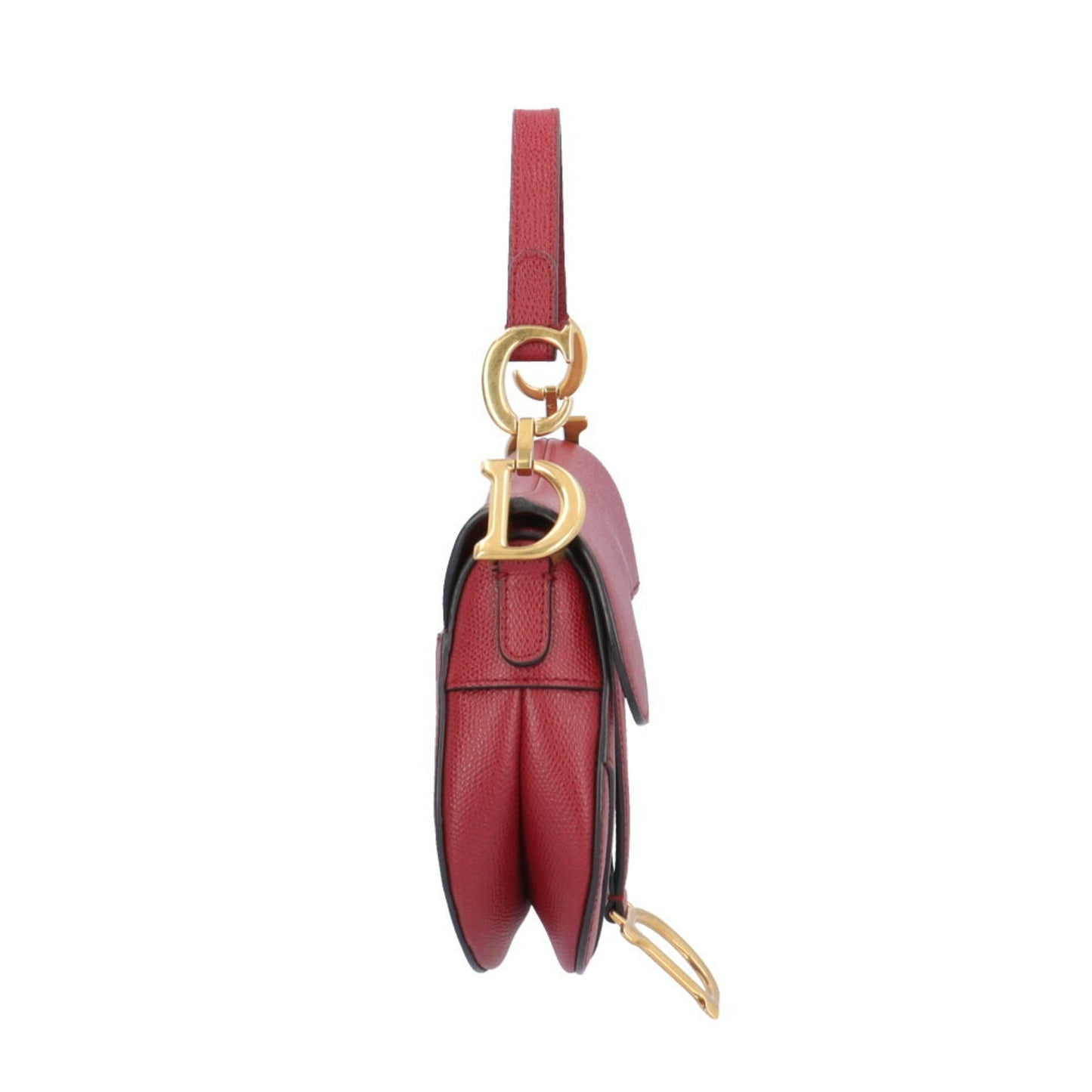 Dior Saddle Red Leather Hand Bag