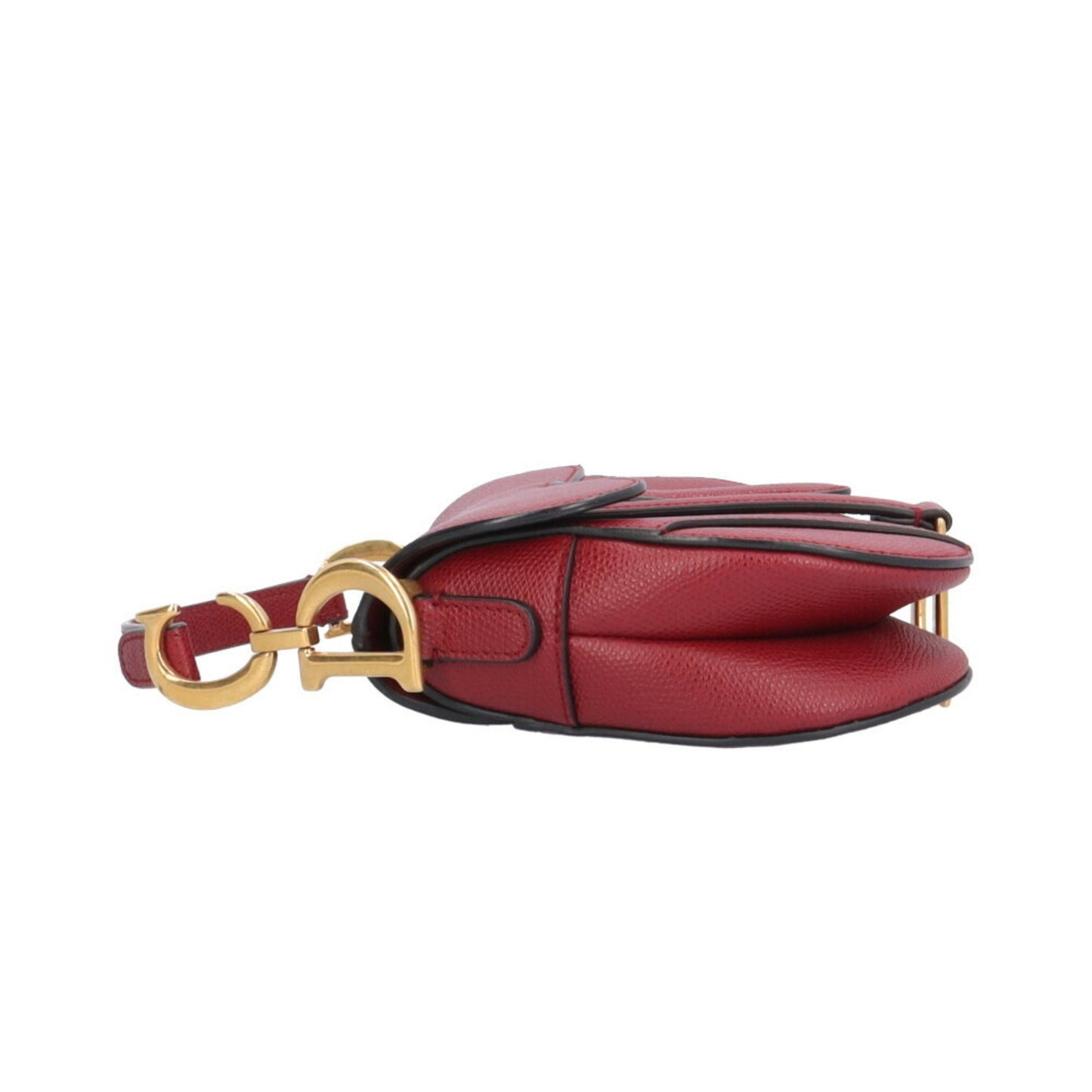 Dior Saddle Red Leather Hand Bag