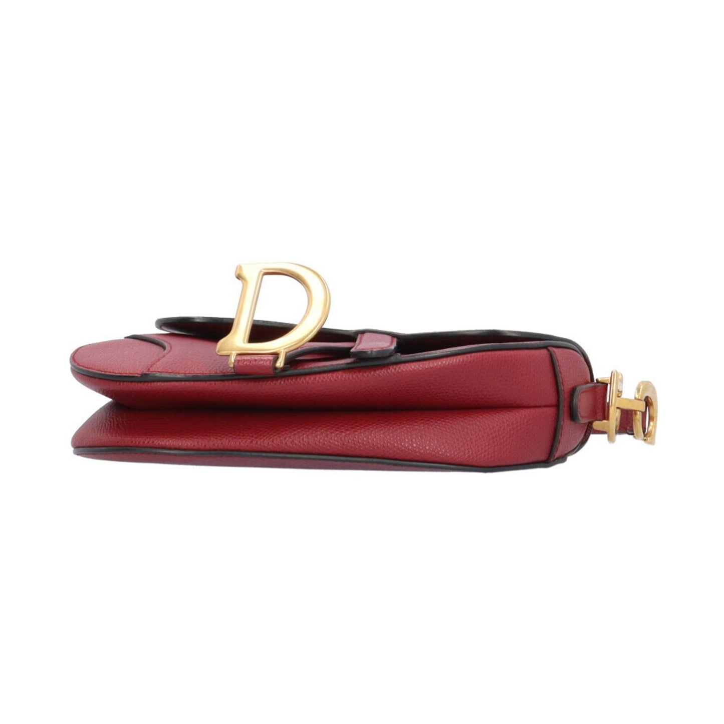 Dior Saddle Red Leather Hand Bag