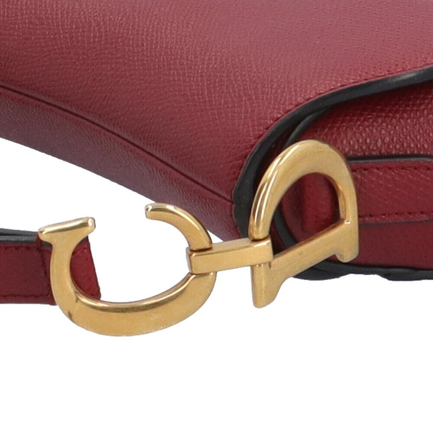 Dior Saddle Red Leather Hand Bag