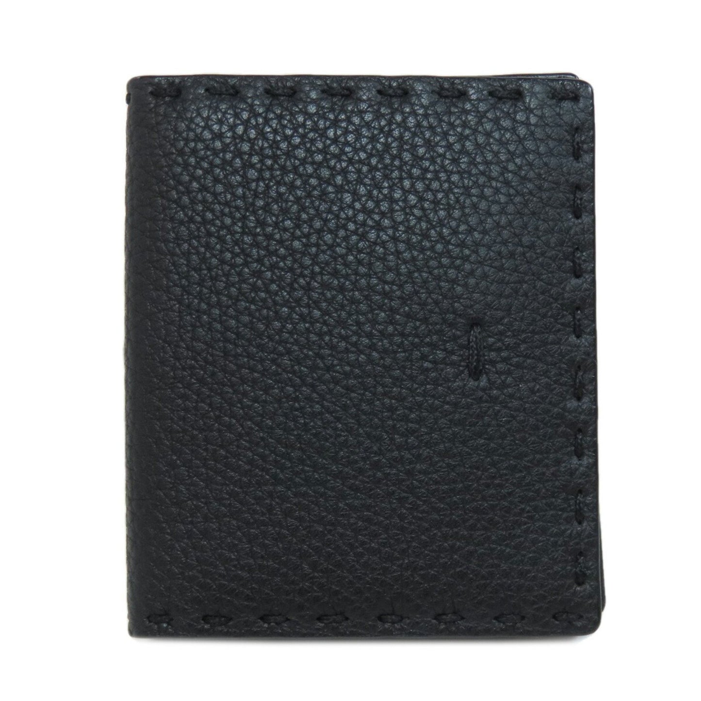 Fendi Selleria Black Leather Wallet Accessories