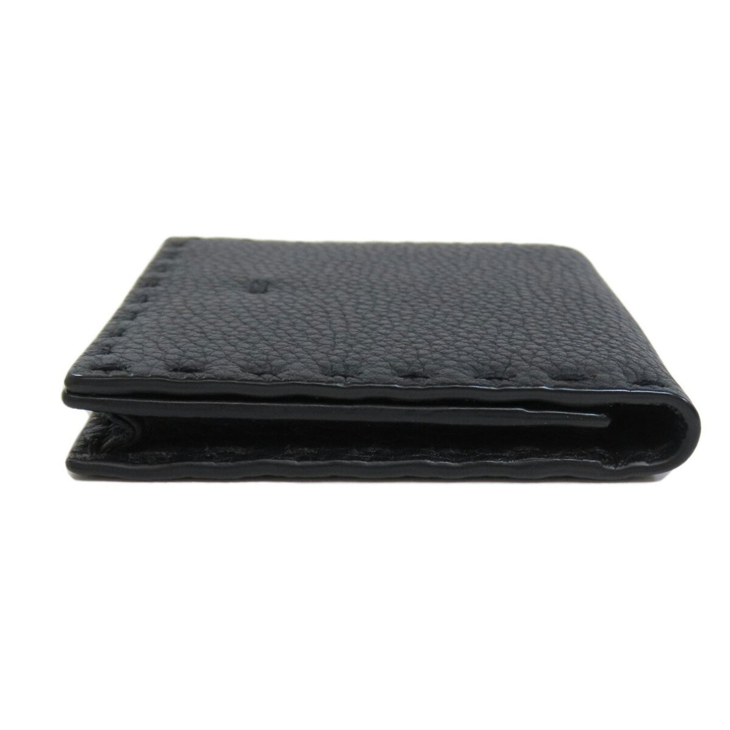 Fendi Selleria Black Leather Wallet Accessories