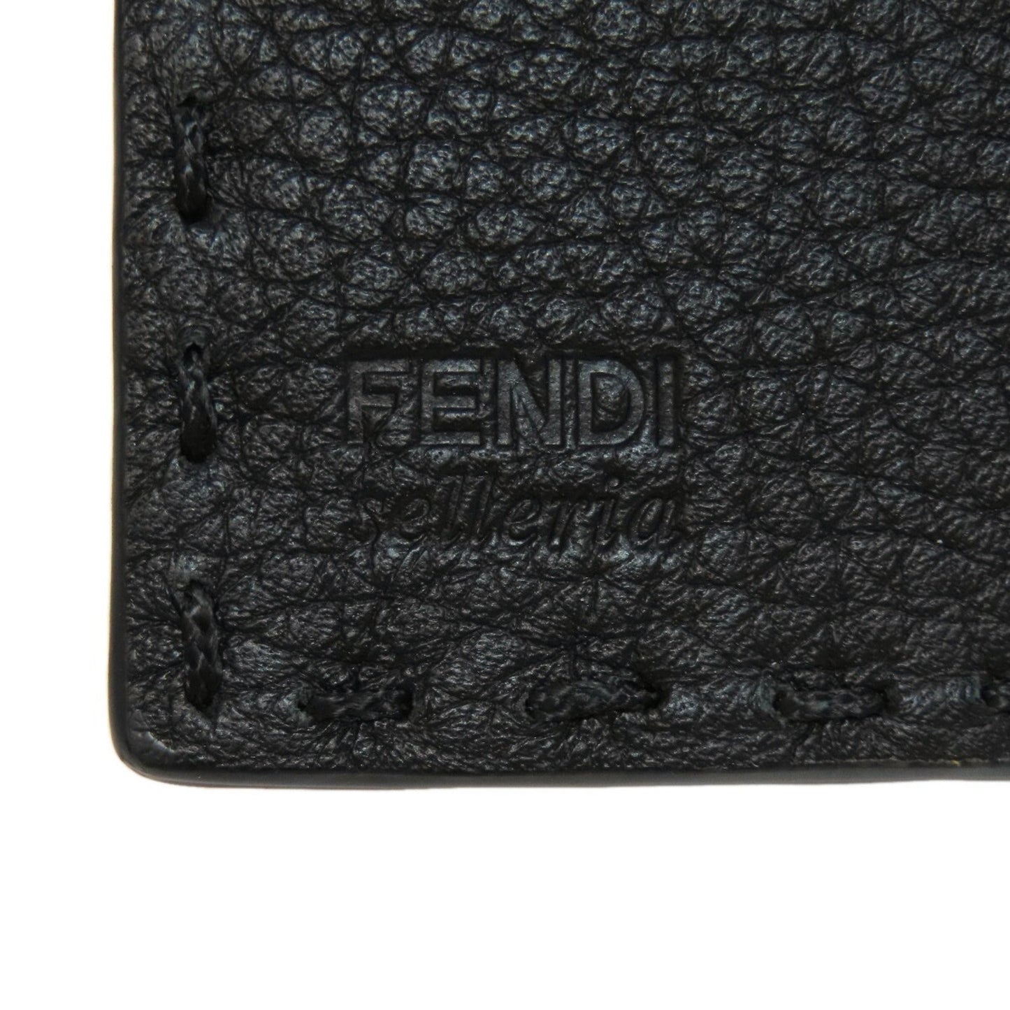 Fendi Selleria Black Leather Wallet Accessories