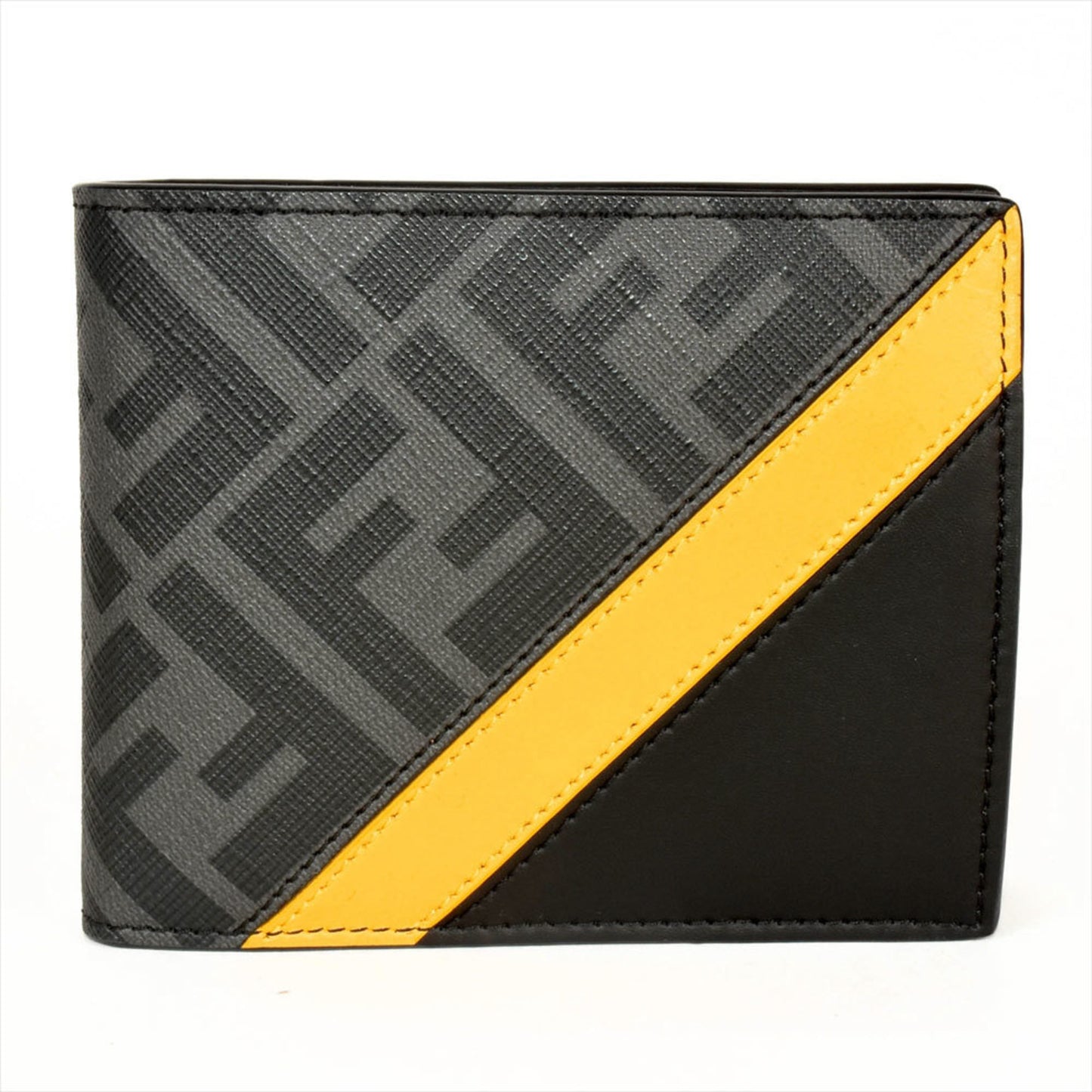 Fendi Black Leather Wallet Accessories