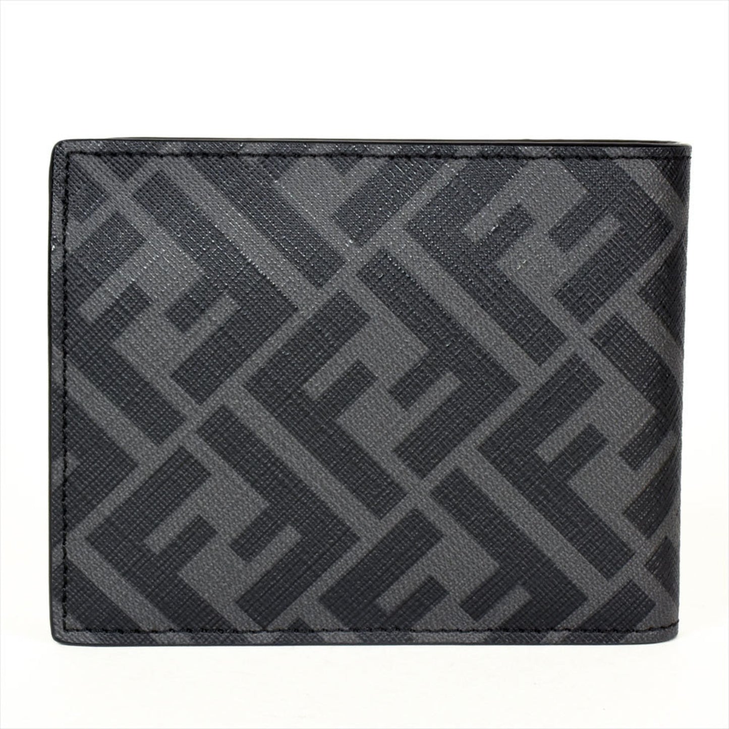 Fendi Black Leather Wallet Accessories