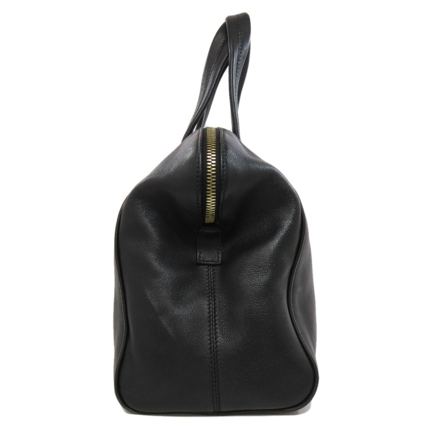 Fendi Chameleon Black Leather Tote Bag