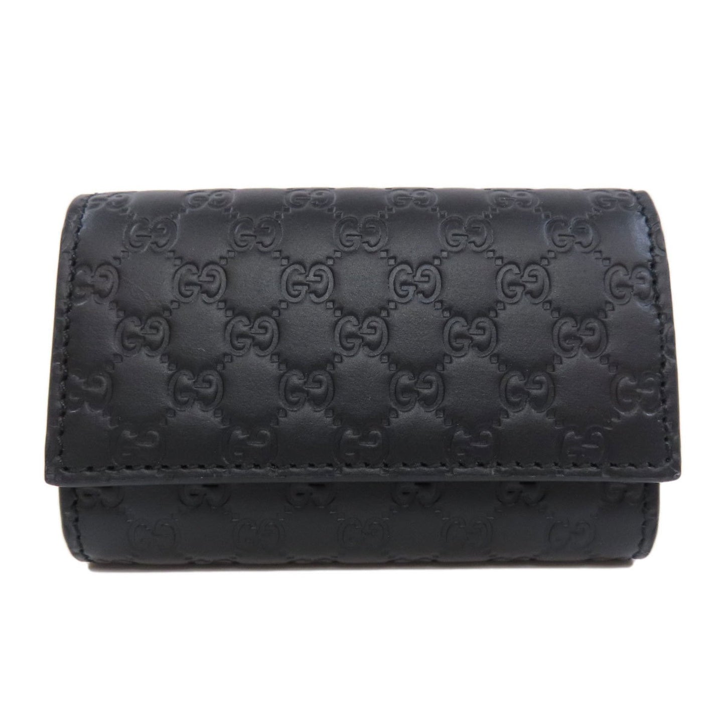 Gucci Key case Black Leather Wallet Accessories