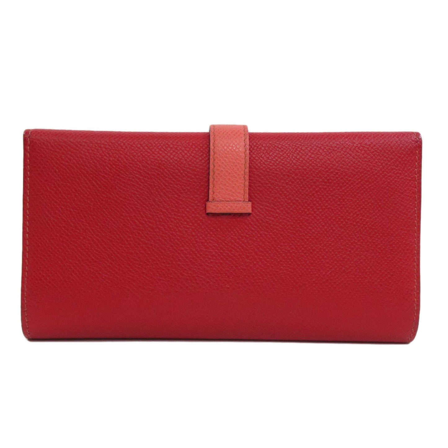 Hermès Béarn Red Leather Wallet Accessories