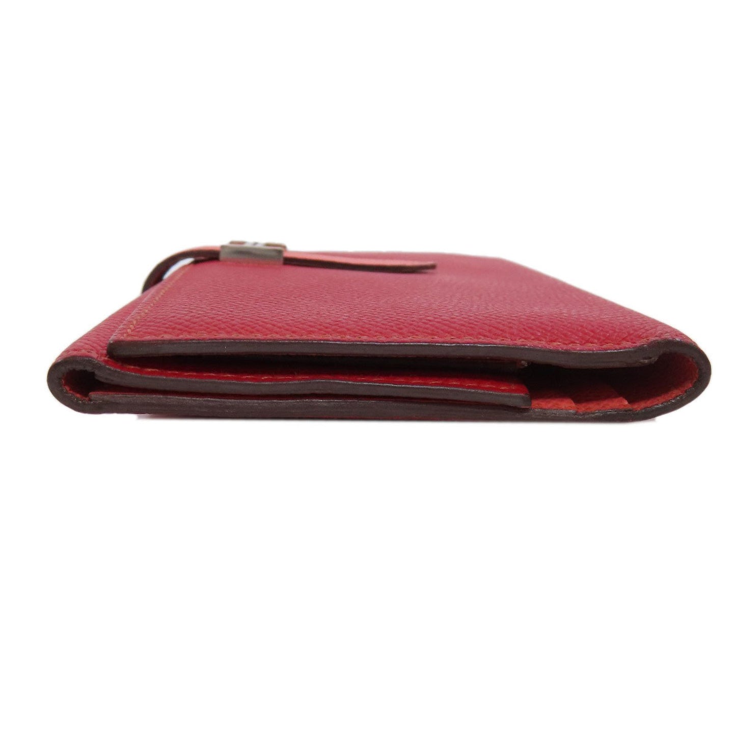 Hermès Béarn Red Leather Wallet Accessories