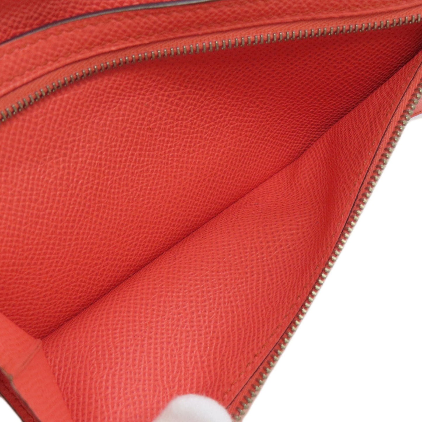 Hermès Béarn Red Leather Wallet Accessories