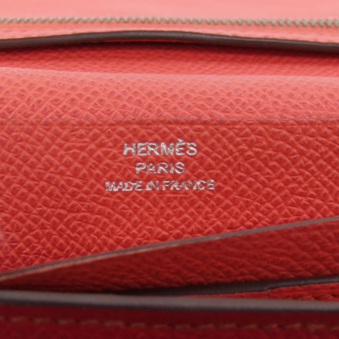 Hermès Béarn Red Leather Wallet Accessories