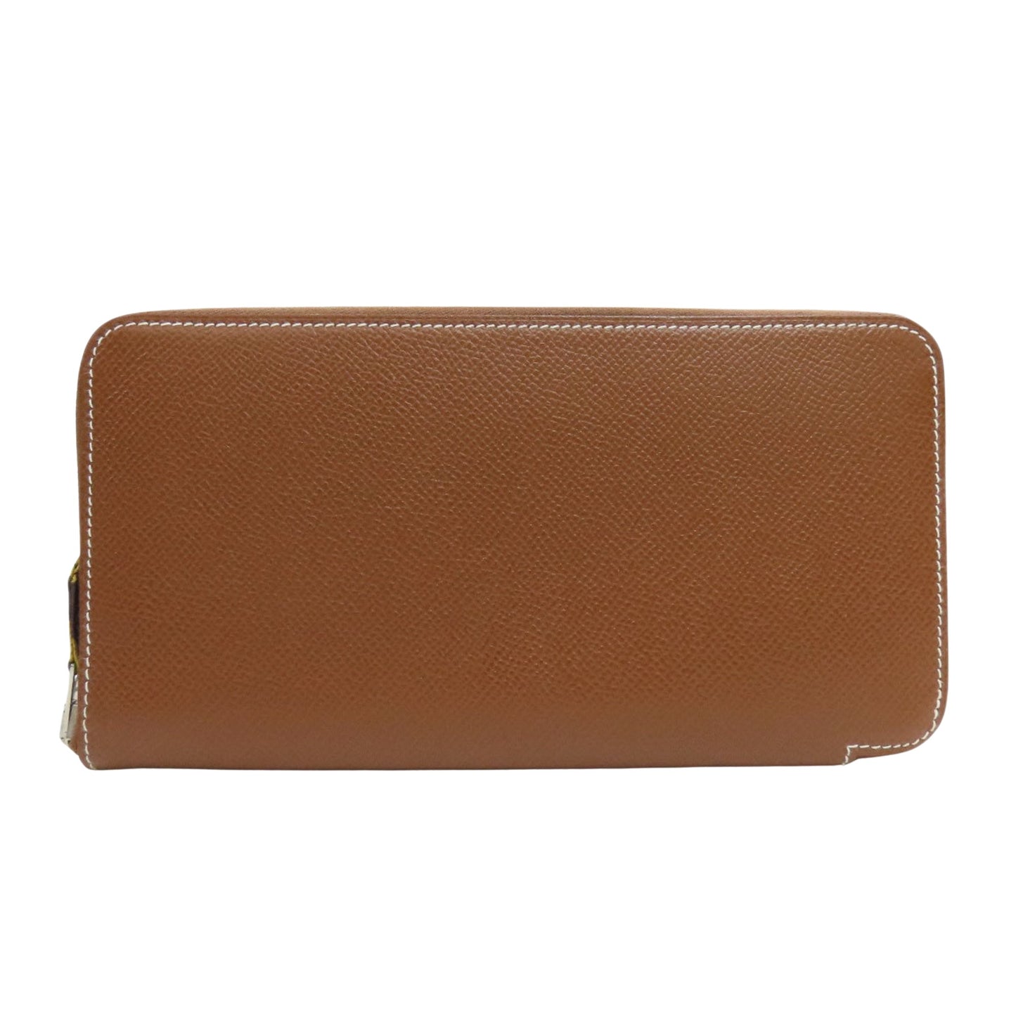 Hermès Silk'In Brown Leather Wallet Accessories