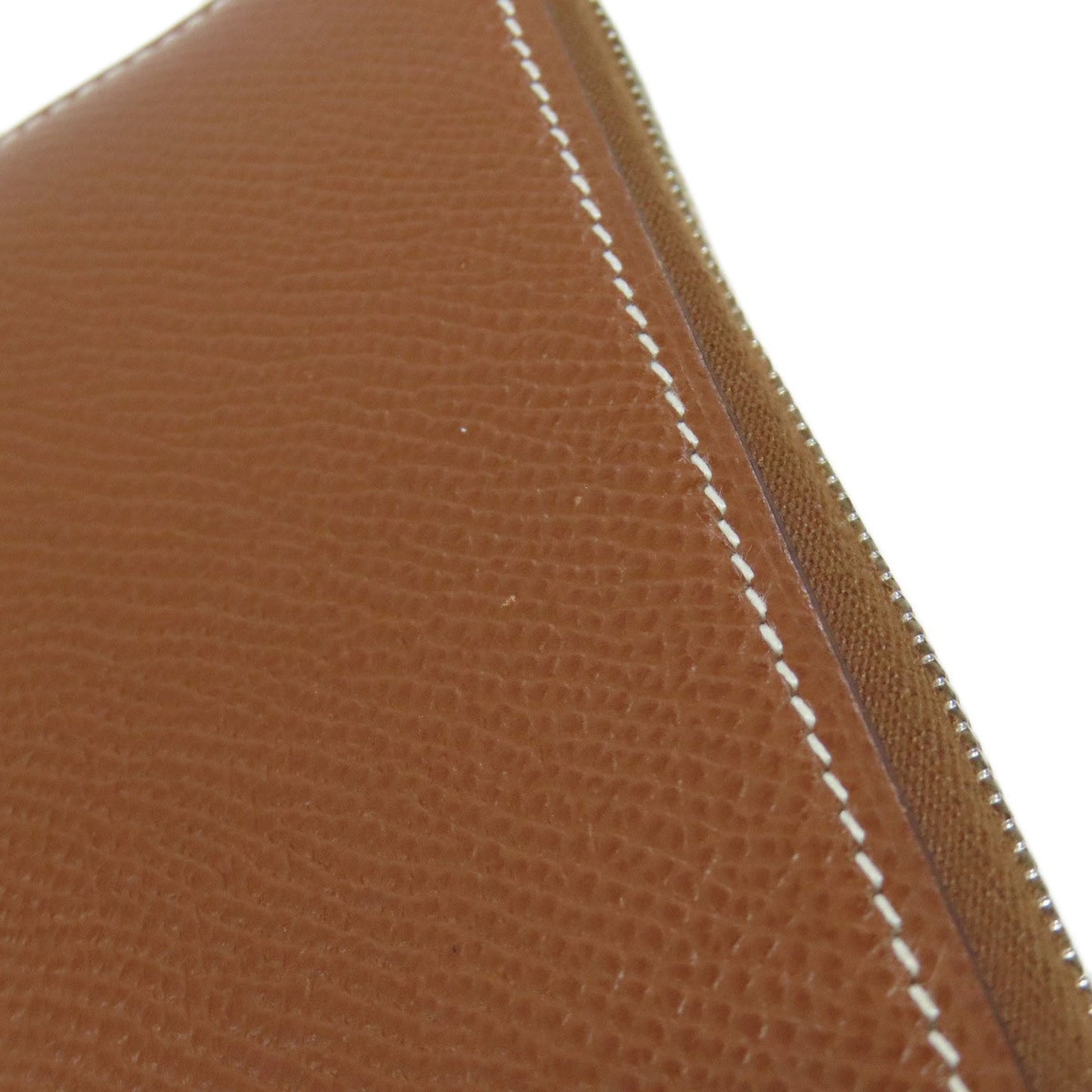 Hermès Silk'In Brown Leather Wallet Accessories