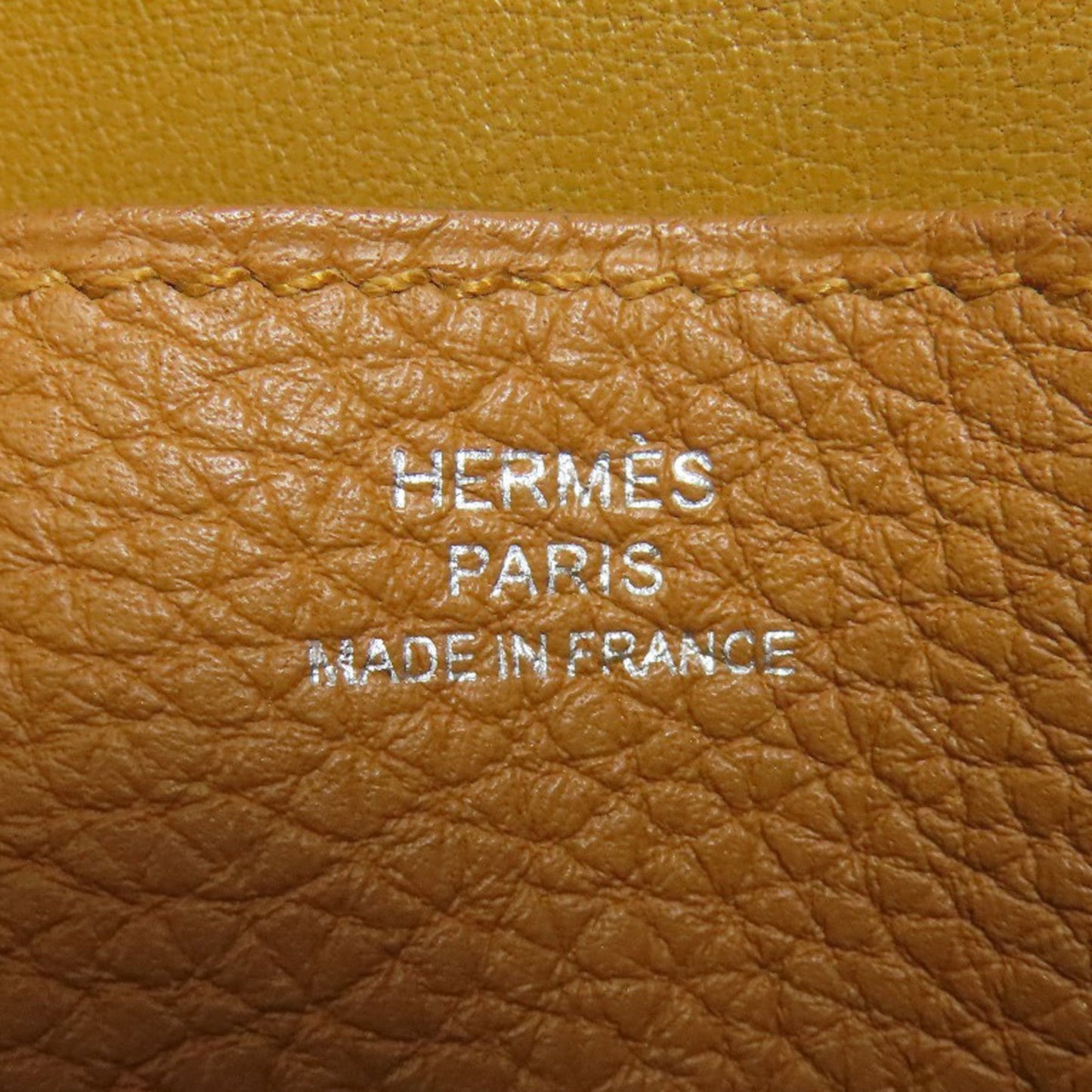 Hermès Dogon Brown Leather Wallet Accessories