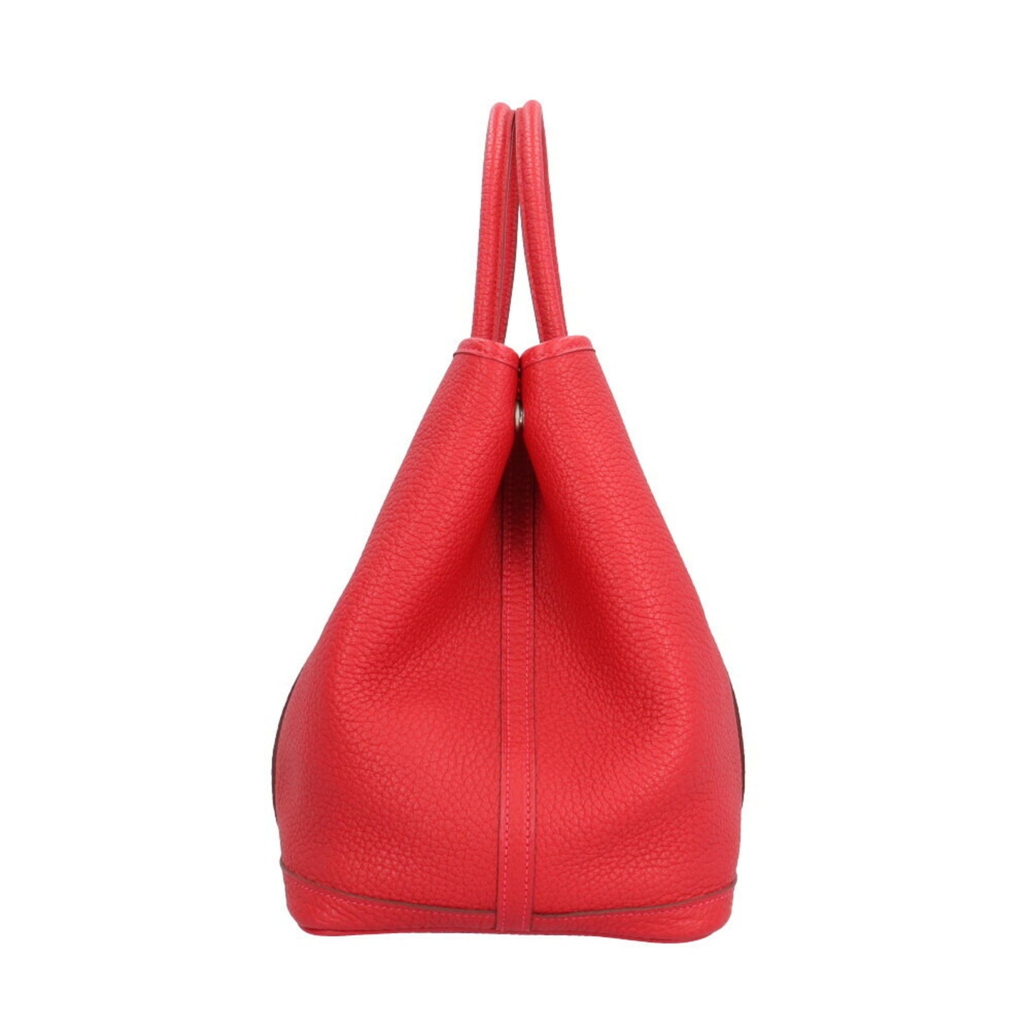 Hermès Garden Party Red Leather Hand Bag