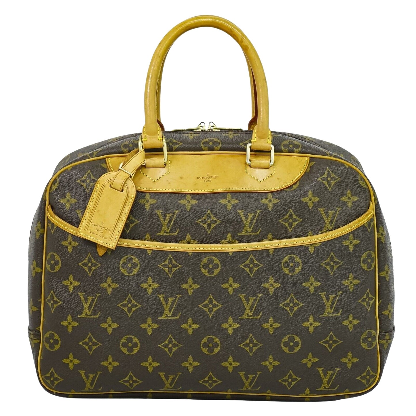 Louis Vuitton Deauville Brown Canvas Hand Bag