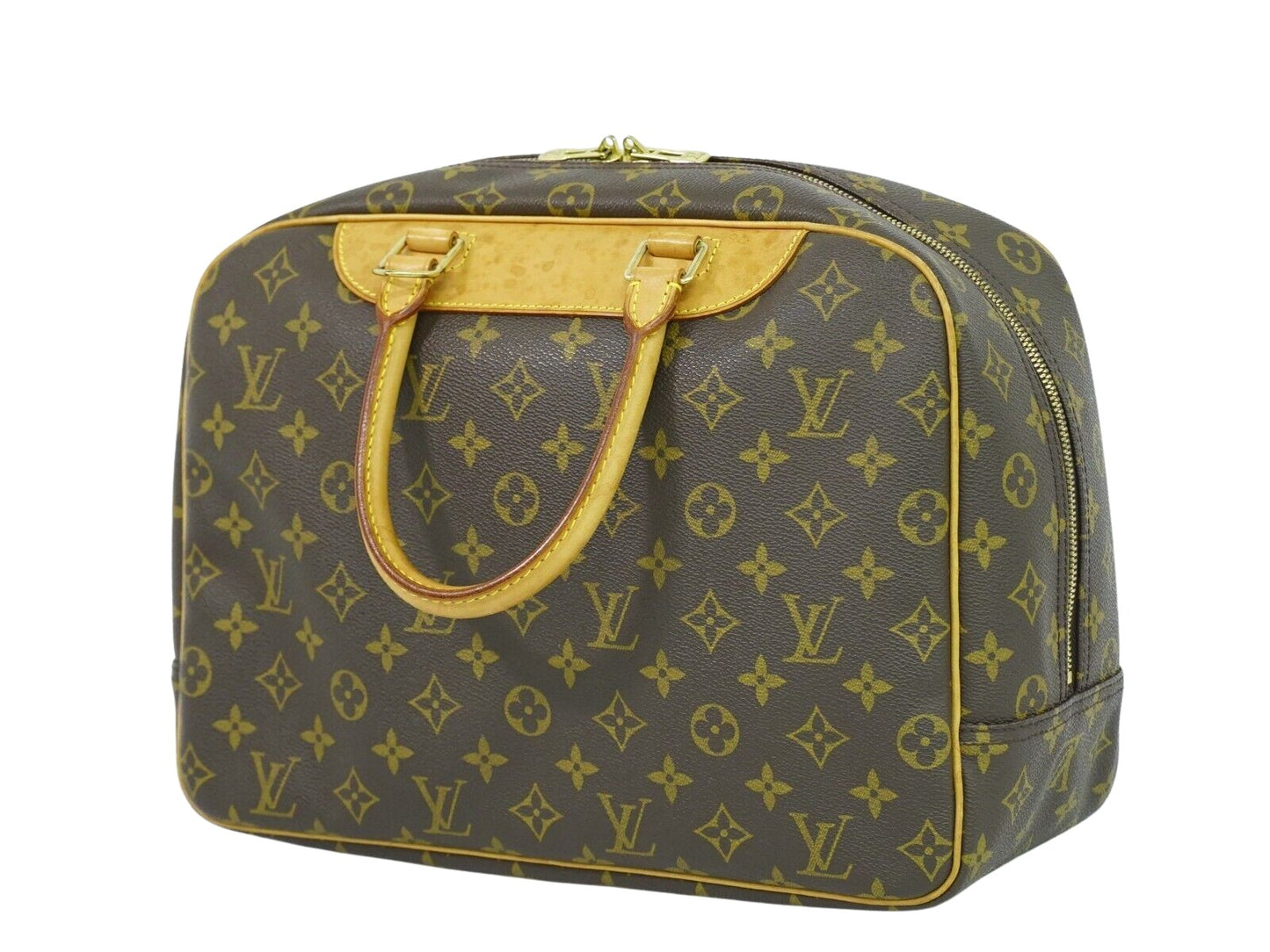 Louis Vuitton Deauville Brown Canvas Hand Bag