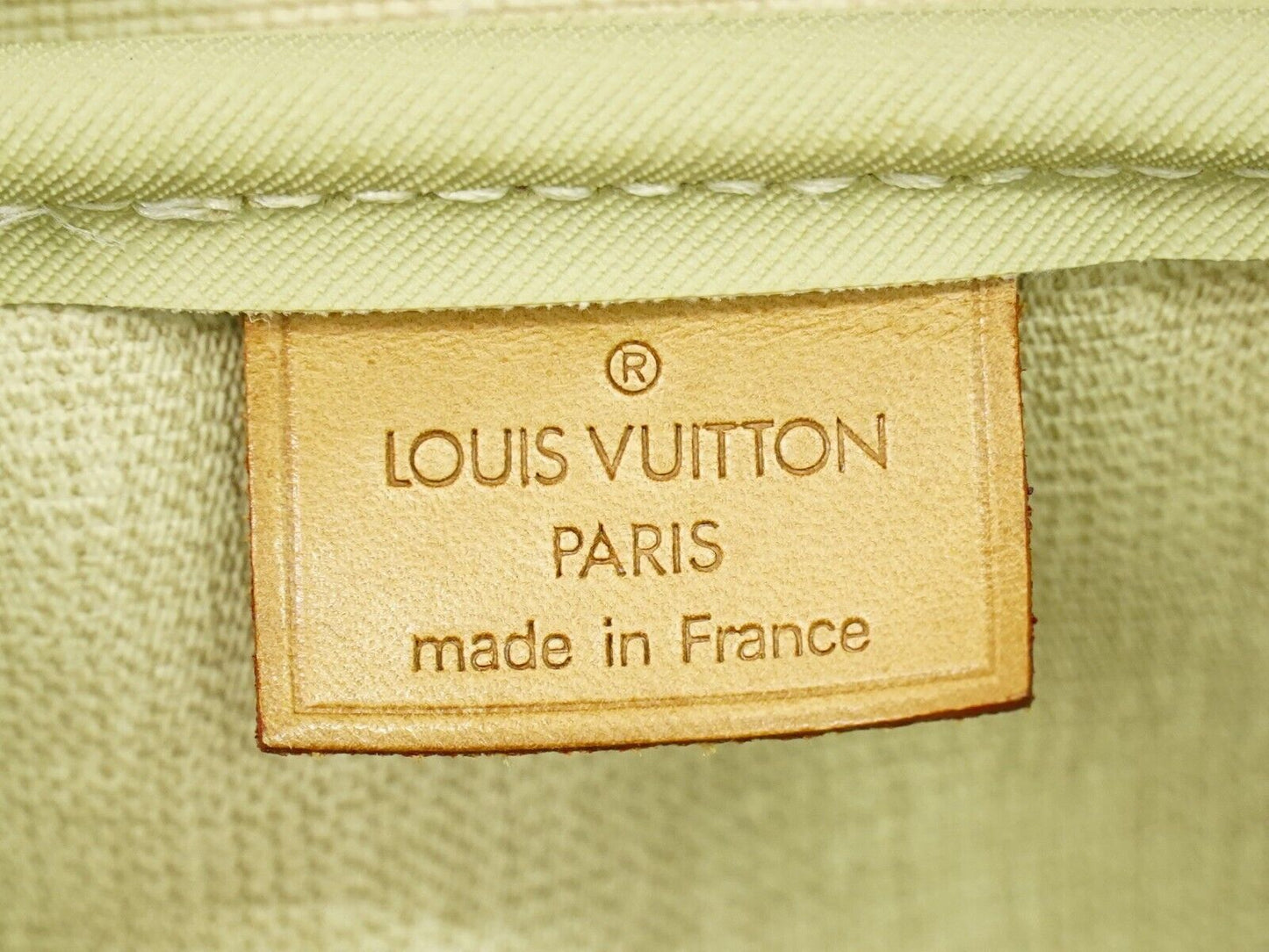 Louis Vuitton Deauville Brown Canvas Hand Bag