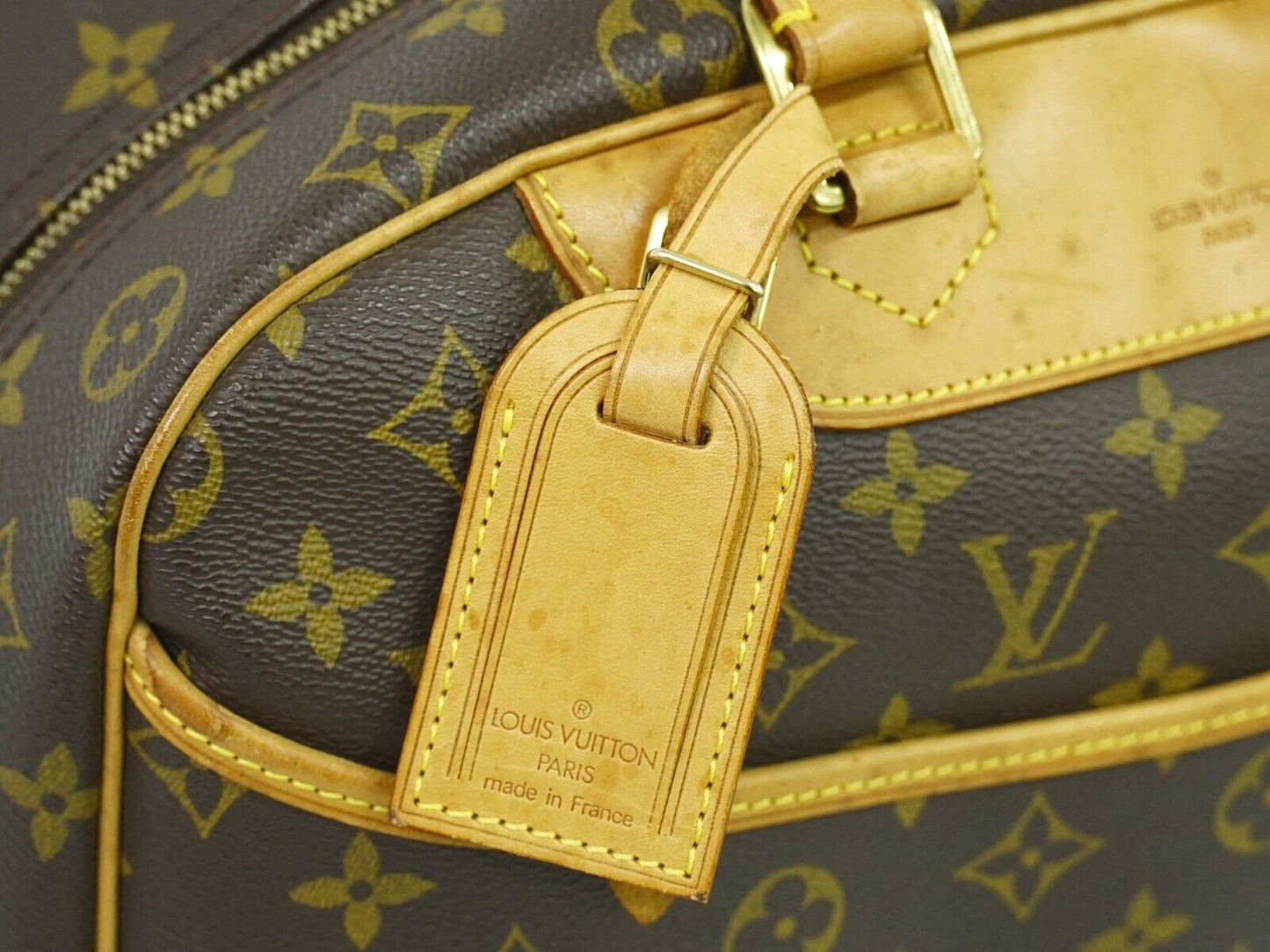 Louis Vuitton Deauville Brown Canvas Hand Bag