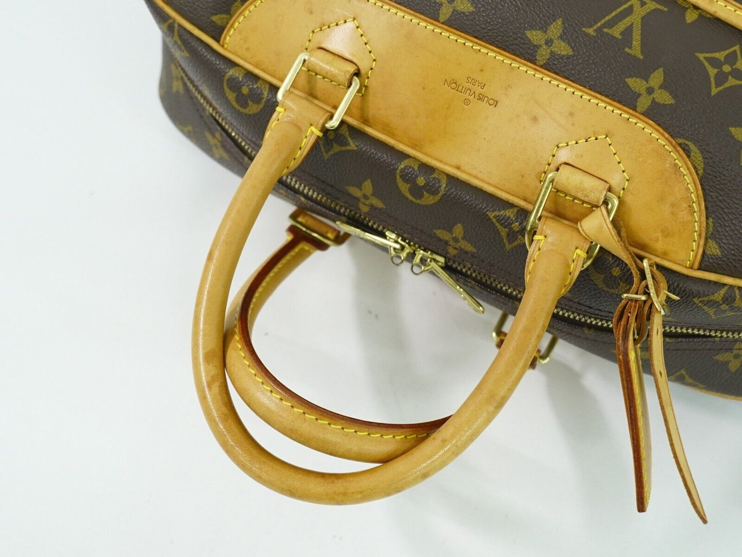 Louis Vuitton Deauville Brown Canvas Hand Bag