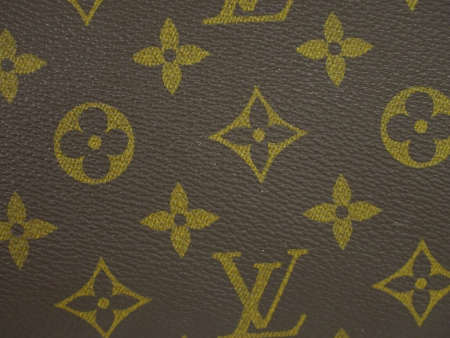 Louis Vuitton Pochette Accessoire Brown Canvas Clutch Bag