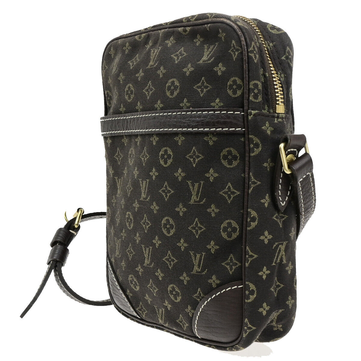 Louis Vuitton Danube Brown Canvas Shoulder Bag