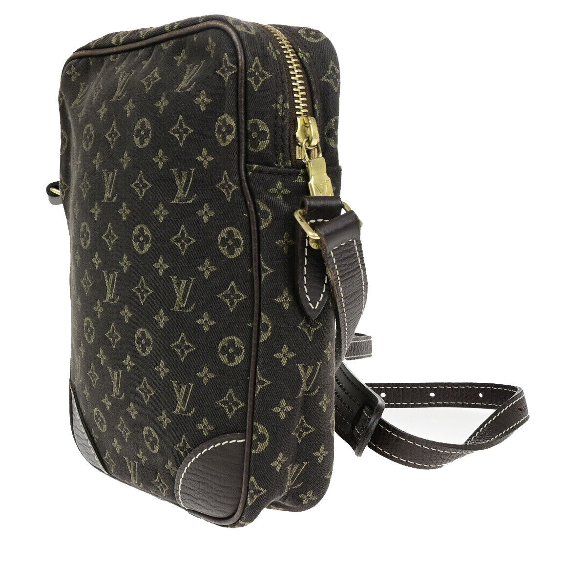 Louis Vuitton Danube Brown Canvas Shoulder Bag