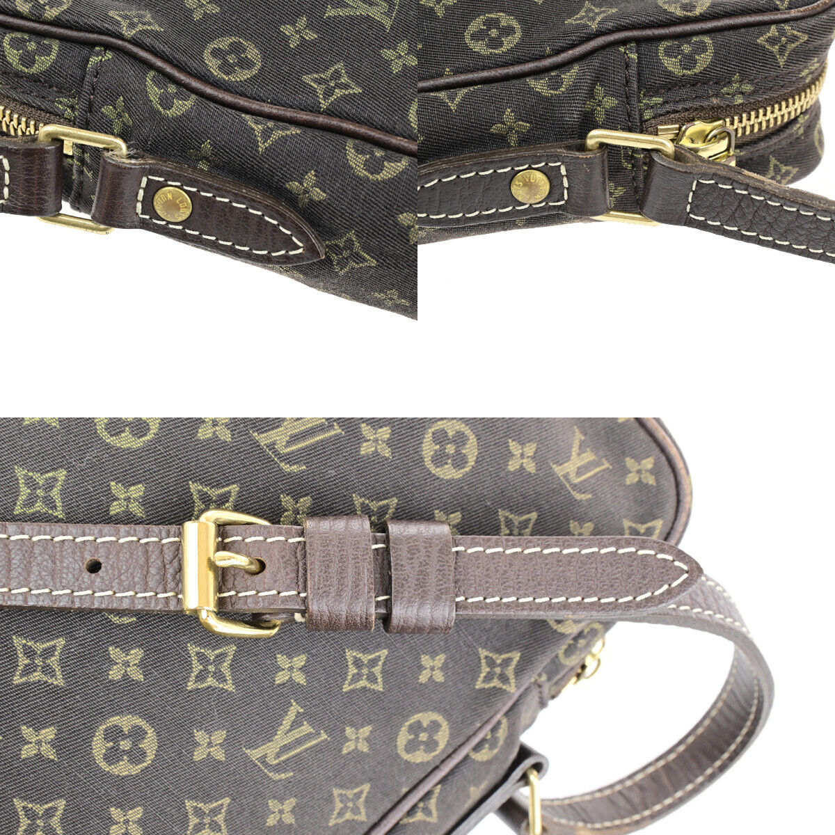 Louis Vuitton Danube Brown Canvas Shoulder Bag