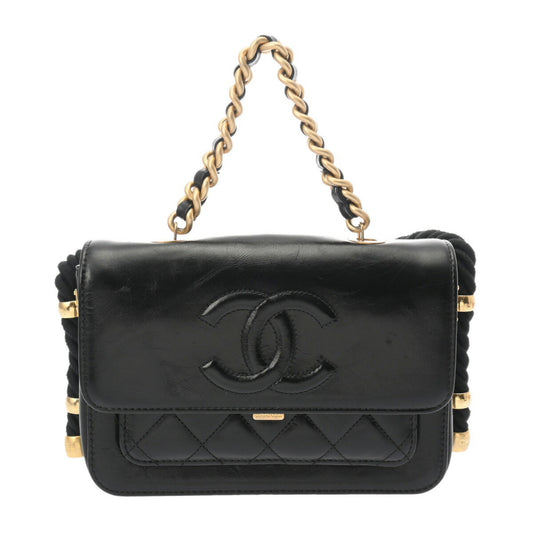 Chanel Flap bag Black Leather Shoulder Bag