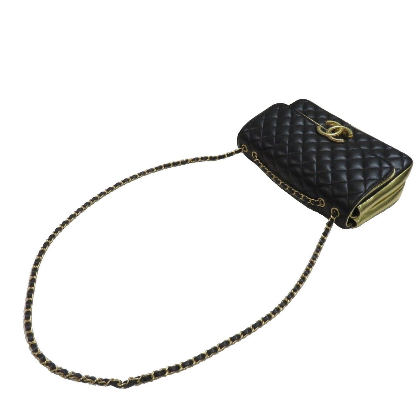 Chanel Flap bag Black Leather Shoulder Bag