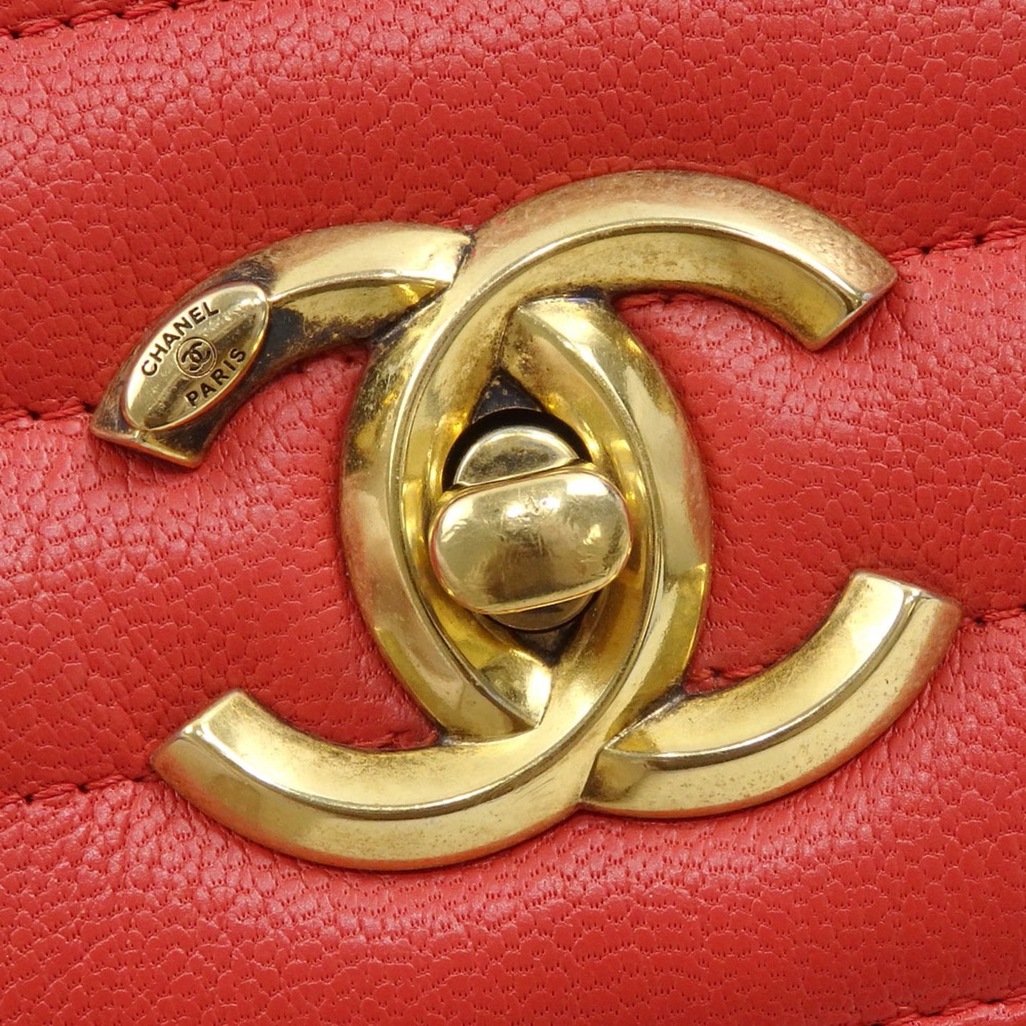 Chanel Flap bag Red Pony-style Calfskin Shoulder Bag