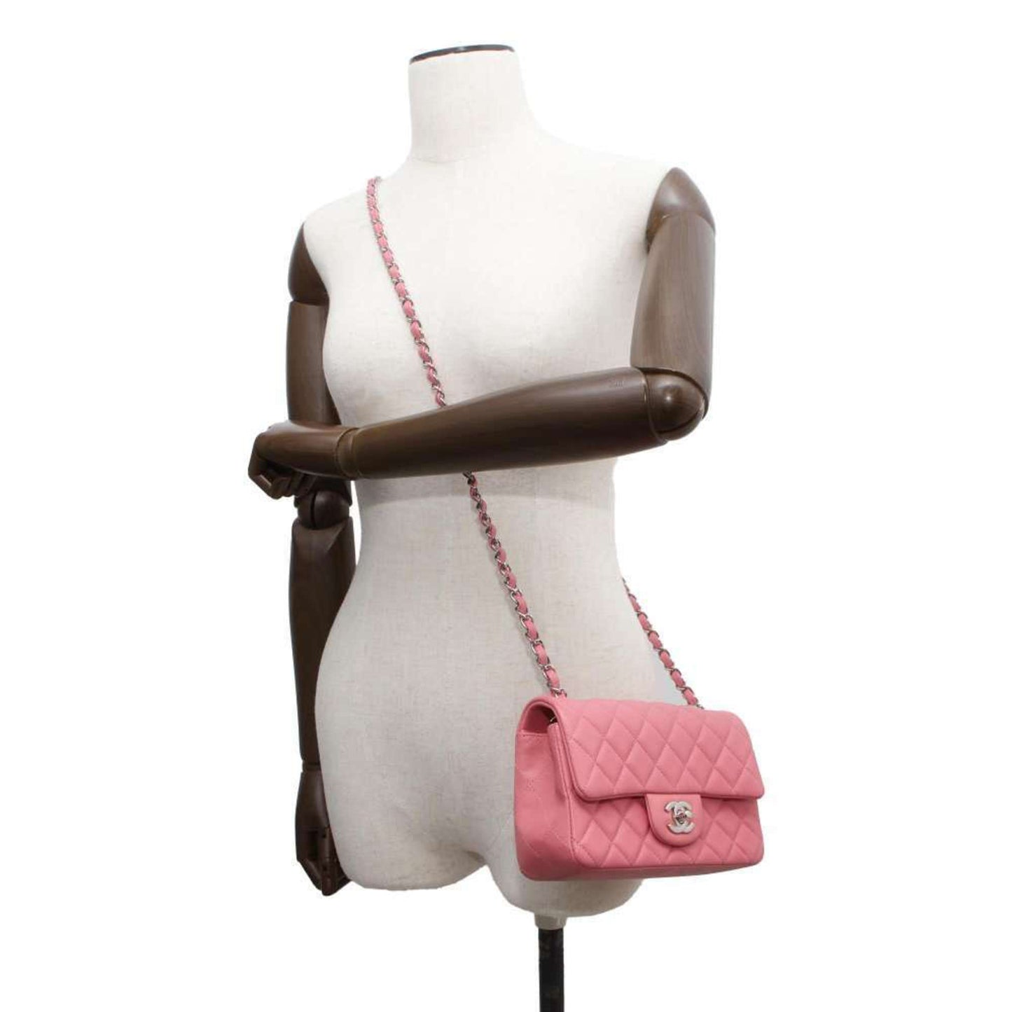 Chanel Timeless Pink Leather Shoulder Bag