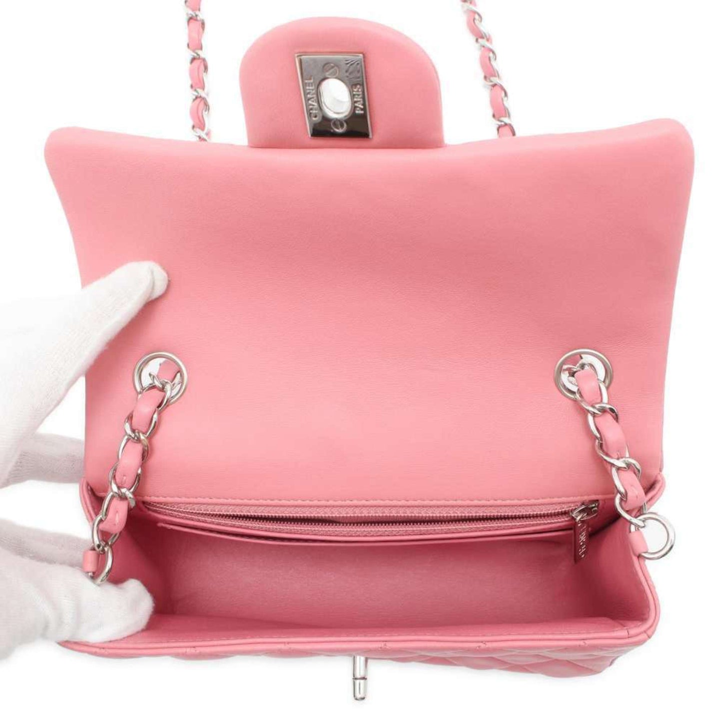 Chanel Timeless Pink Leather Shoulder Bag