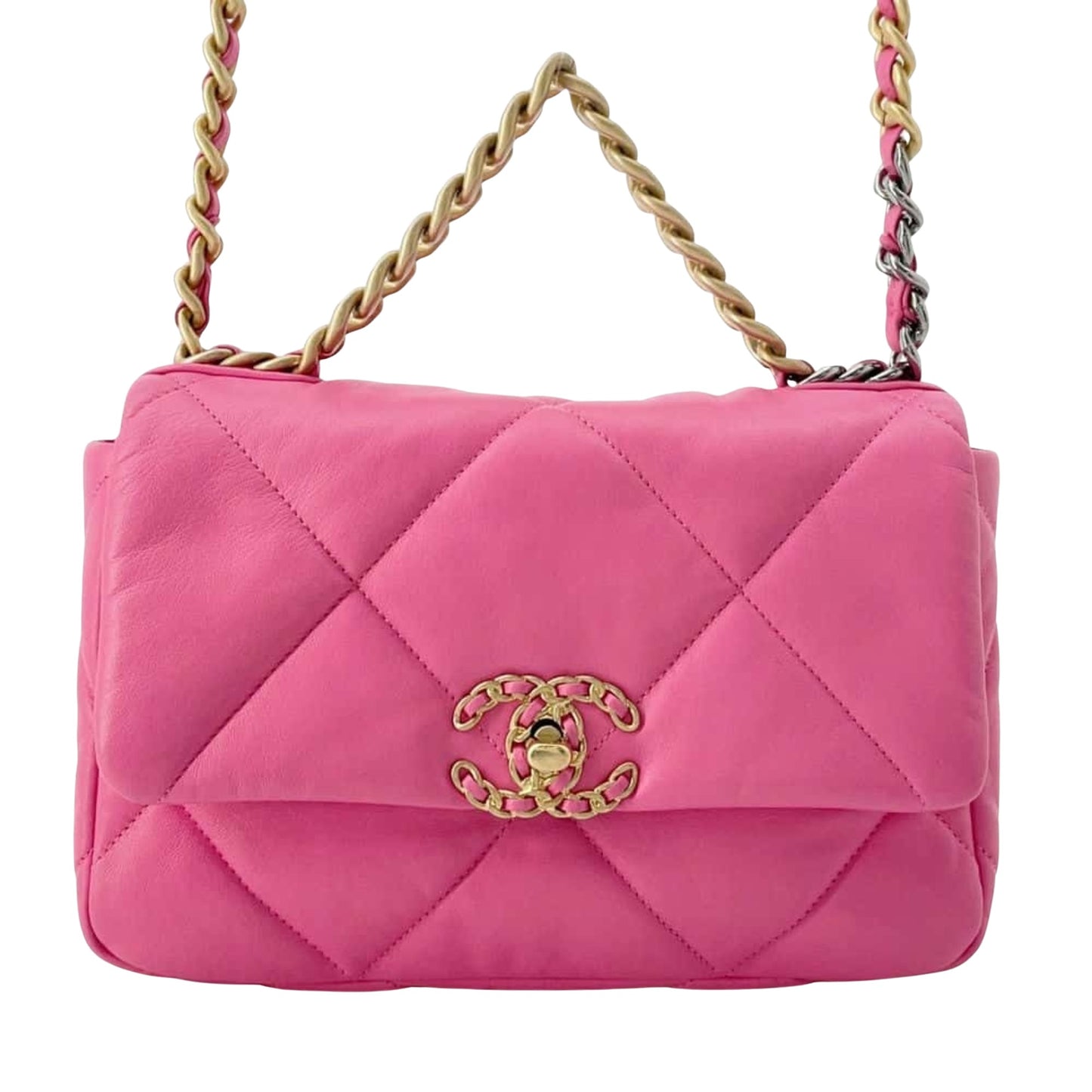 Chanel Flap bag Pink Leather Shoulder Bag