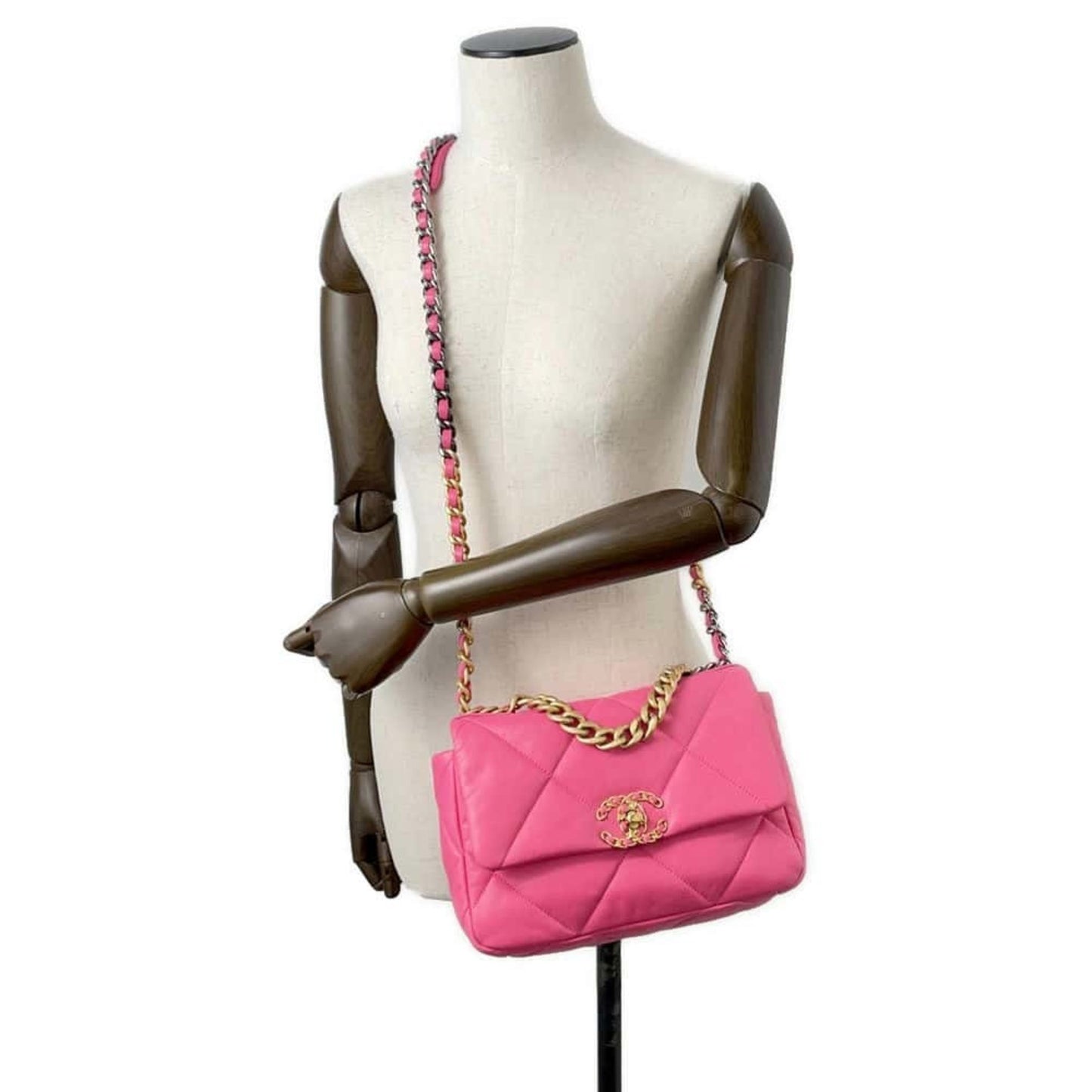 Chanel Flap bag Pink Leather Shoulder Bag